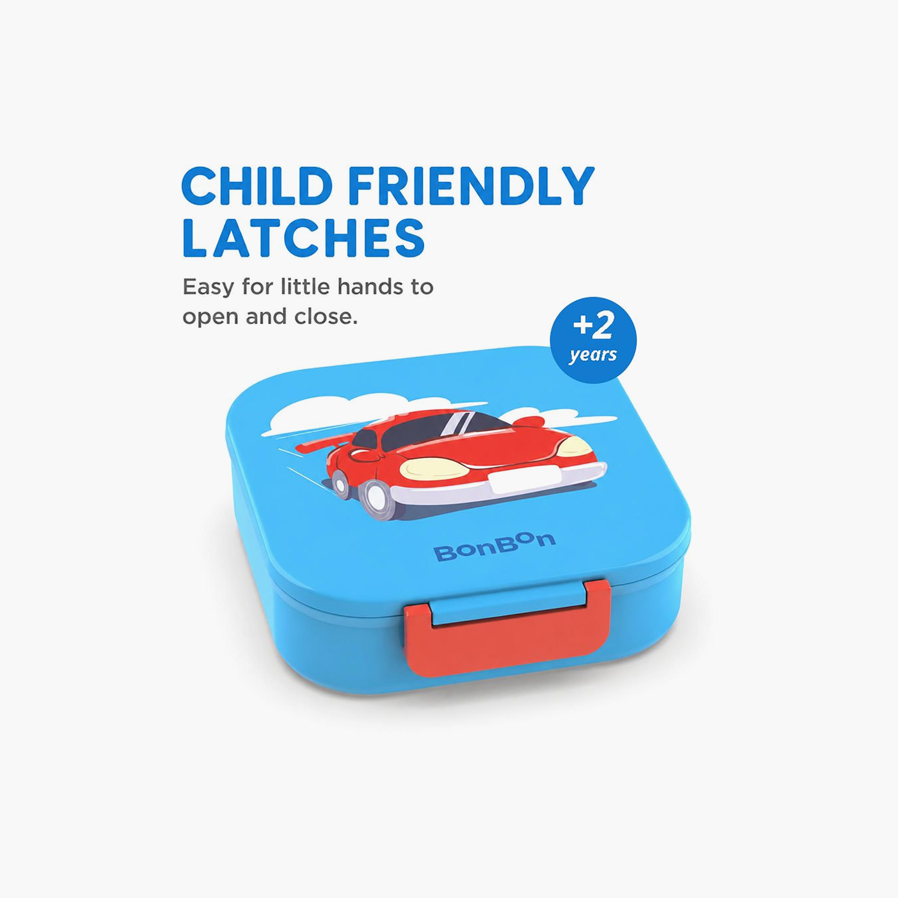 صندوق غداء بونبون كار مضاد للتسرب للأولاد بـ 3 أقسام - 1200 مل-school-lunchessentials-lunchboxes-image-7