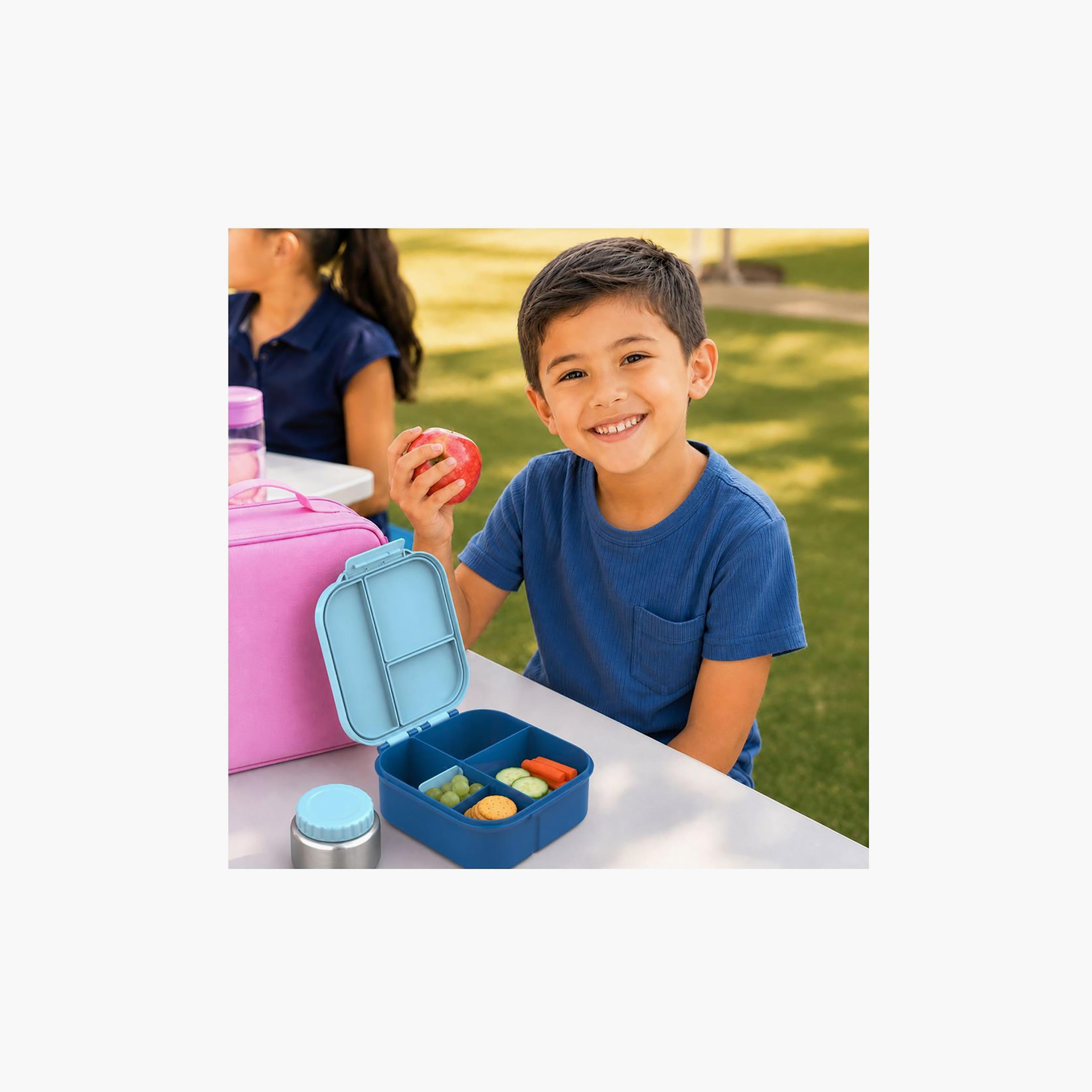 صندوق غداء بونبون ستار بمقصورات قابلة للتخصيص مع وعاء طعام معزول - 1800 مل-school-lunchessentials-lunchboxes-image-3