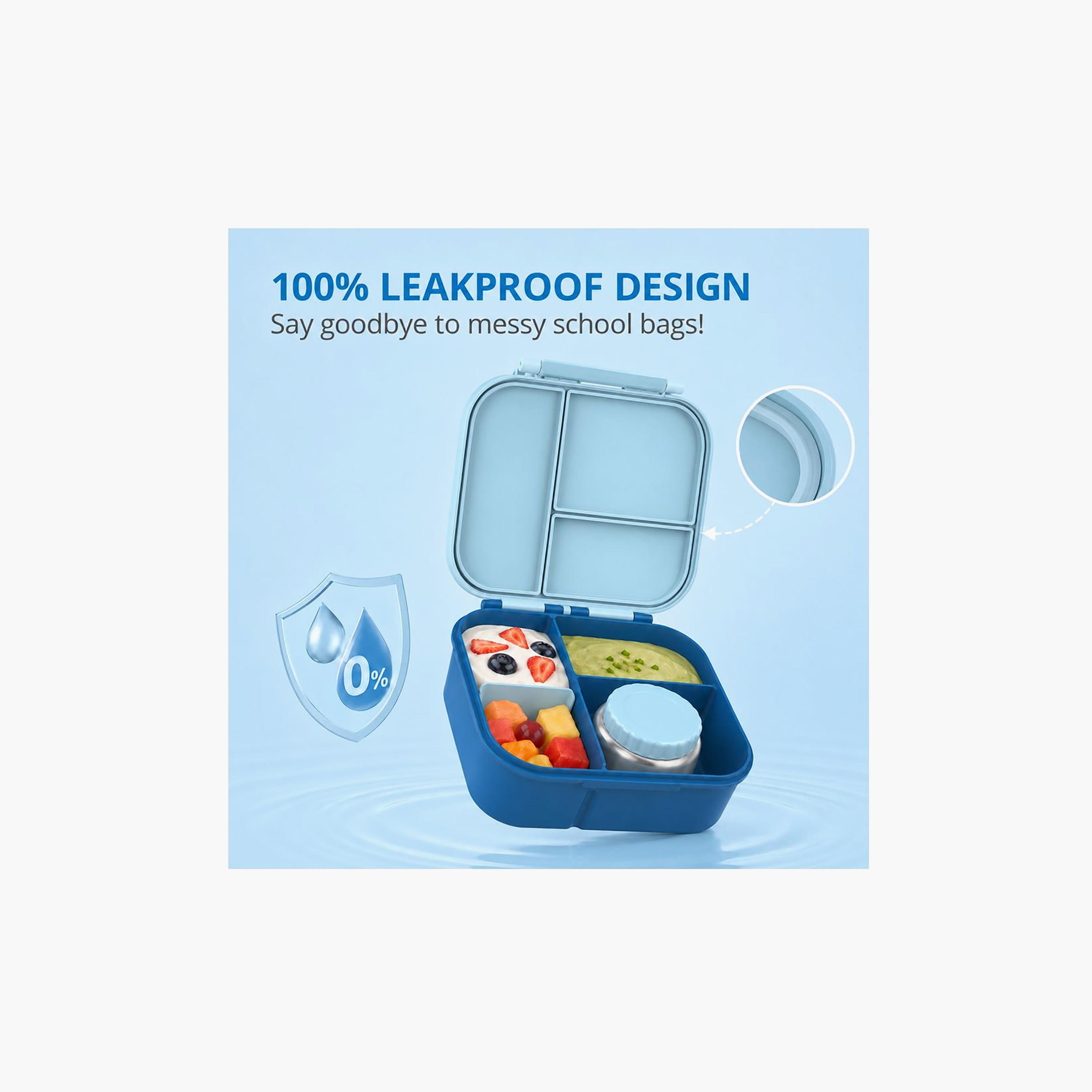 صندوق غداء بونبون ستار بمقصورات قابلة للتخصيص مع وعاء طعام معزول - 1800 مل-school-lunchessentials-lunchboxes-image-6