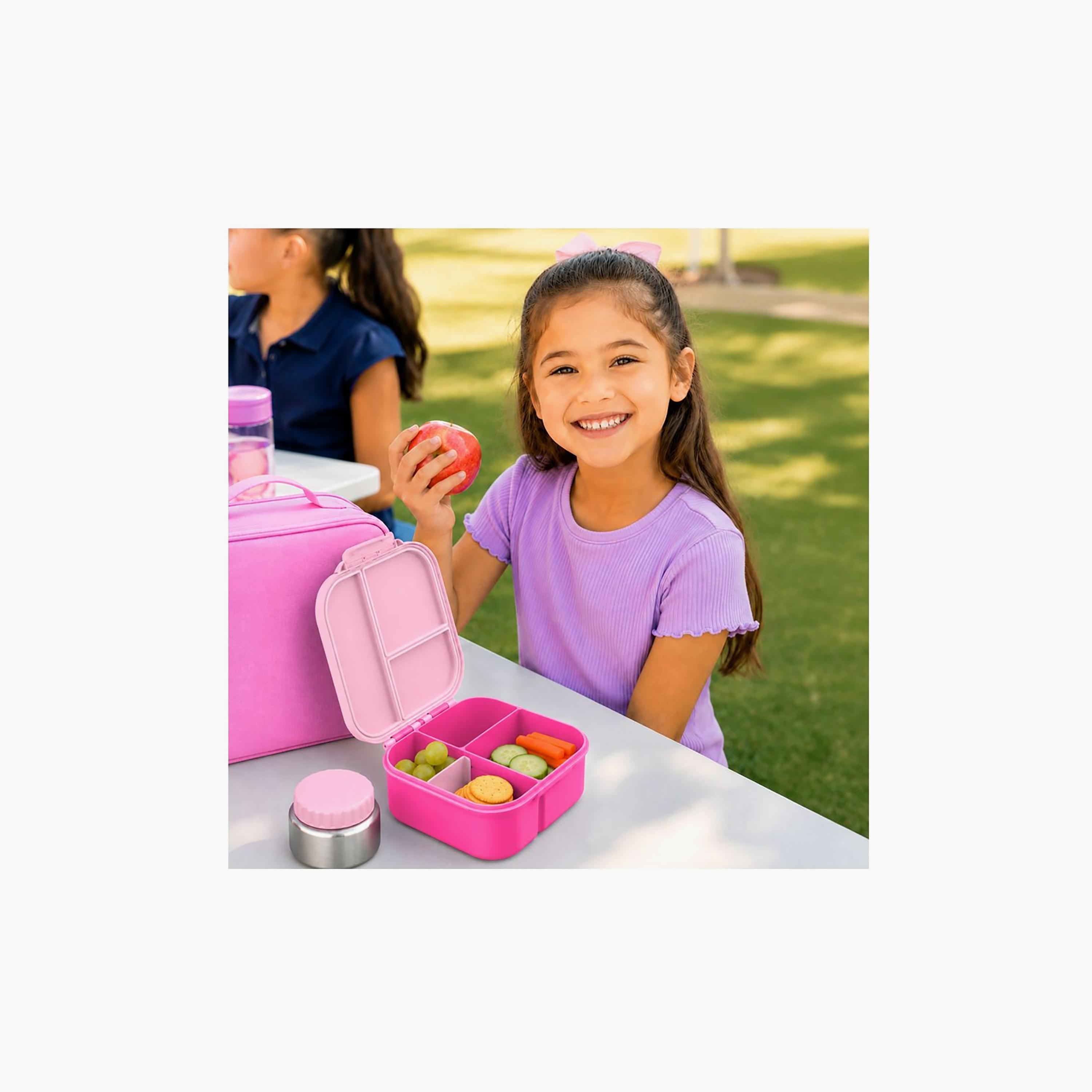 صندوق غداء بونبون ستار بمقصورات قابلة للتخصيص مع وعاء طعام معزول - 1800 مل-school-lunchessentials-lunchboxes-image-10