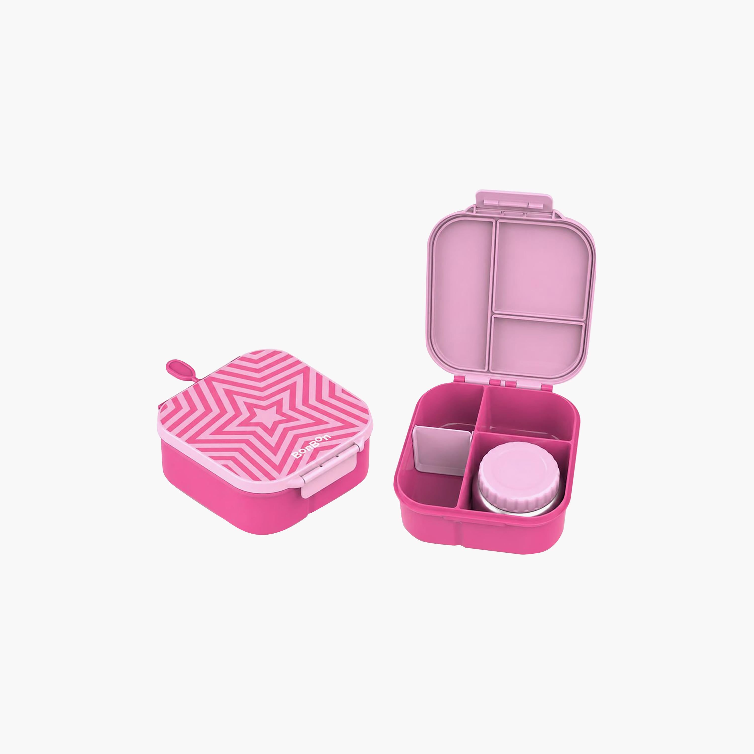 صندوق غداء بونبون ستار بمقصورات قابلة للتخصيص مع وعاء طعام معزول - 1800 مل-school-lunchessentials-lunchboxes-image-4