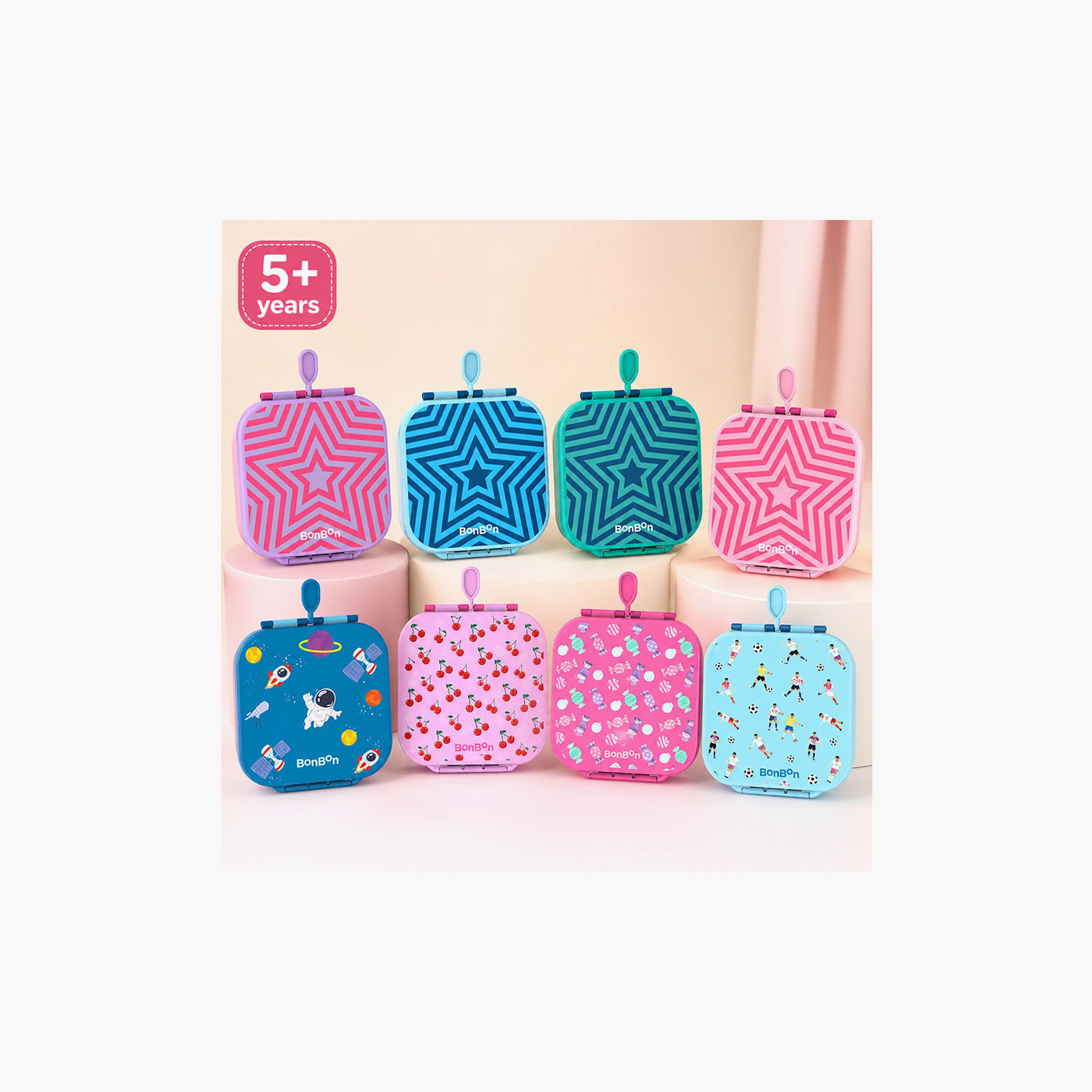 صندوق غداء بونبون ستار بمقصورات قابلة للتخصيص مع وعاء طعام معزول - 1800 مل-school-lunchessentials-lunchboxes-image-9