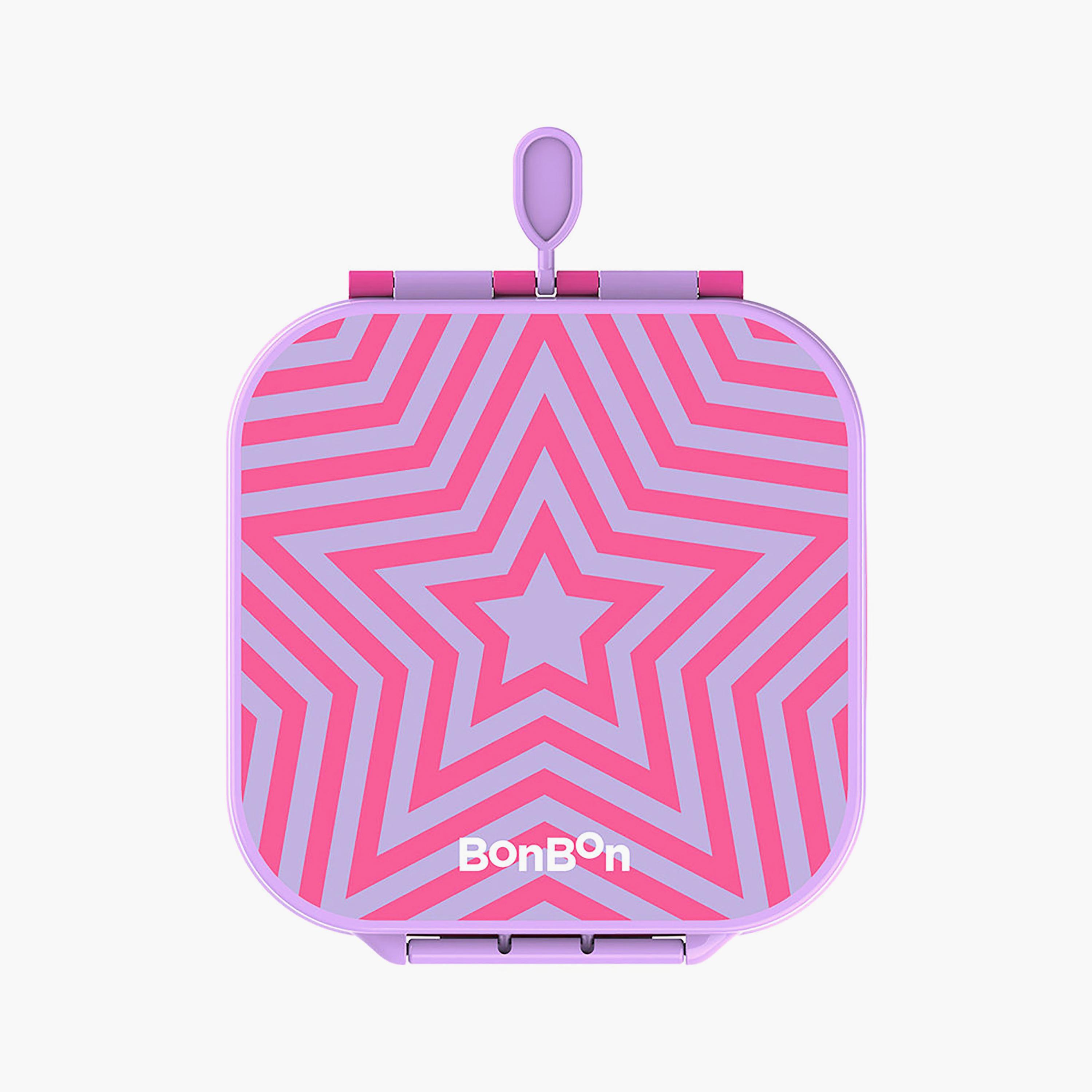 صندوق غداء بونبون ستار بمقصورات قابلة للتخصيص مع وعاء طعام معزول - 1800 مل-school-lunchessentials-lunchboxes-image-1