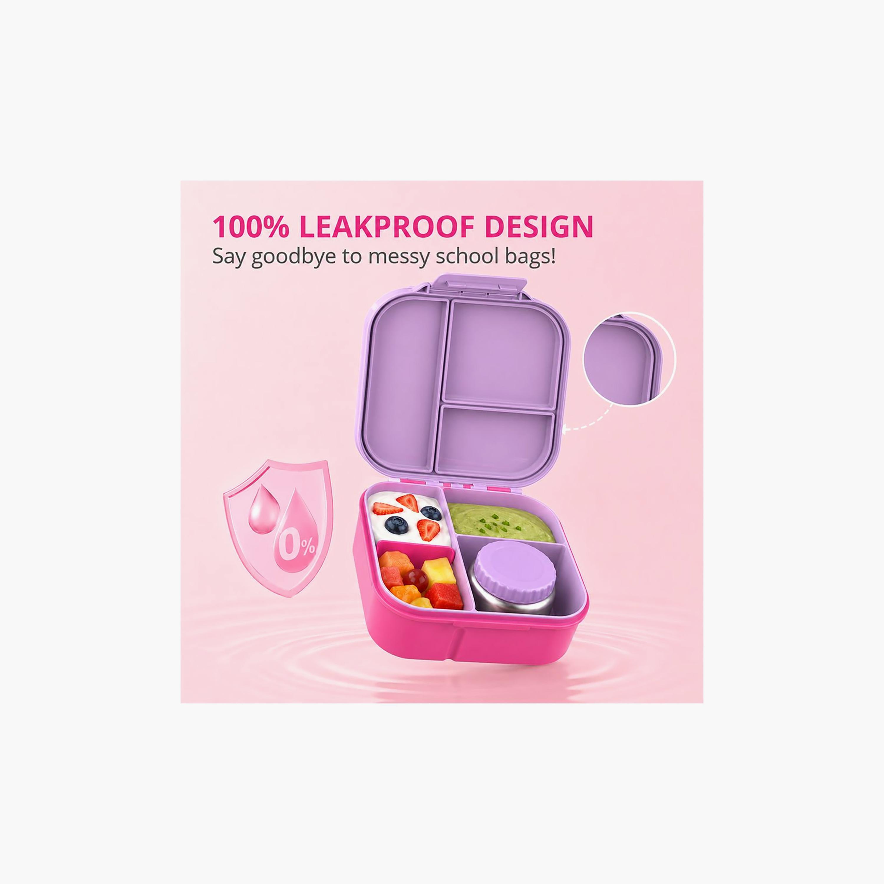 صندوق غداء بونبون ستار بمقصورات قابلة للتخصيص مع وعاء طعام معزول - 1800 مل-school-lunchessentials-lunchboxes-image-6