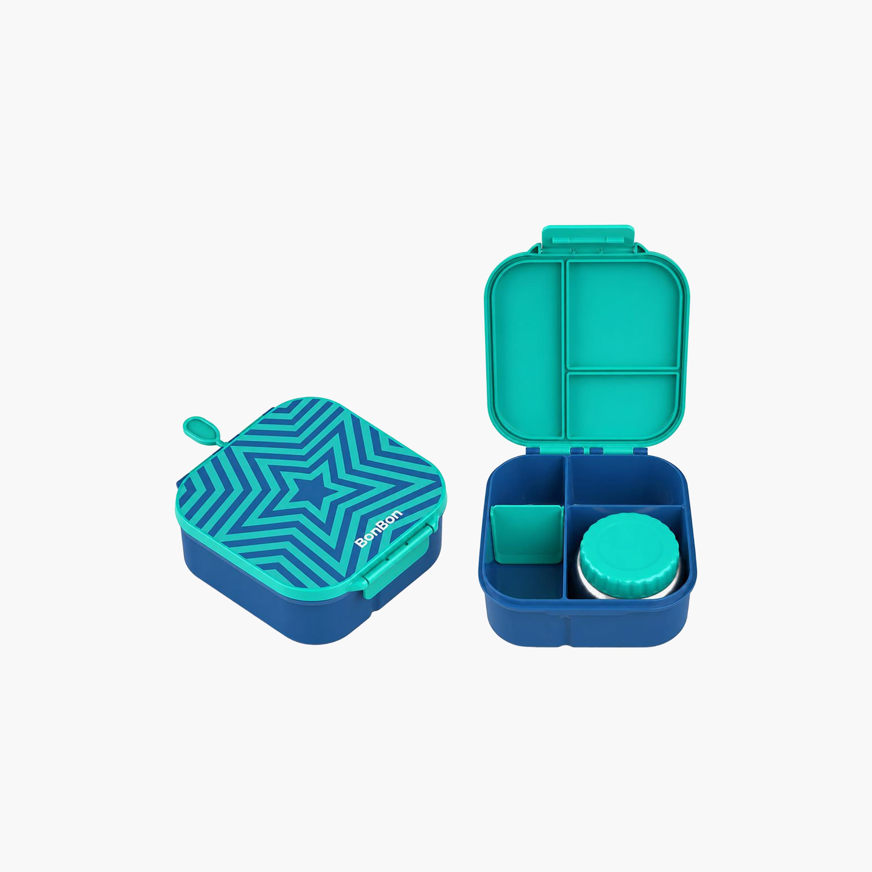 صندوق غداء بونبون ستار بمقصورات قابلة للتخصيص مع وعاء طعام معزول - 1800 مل-school-lunchessentials-lunchboxes-image-2