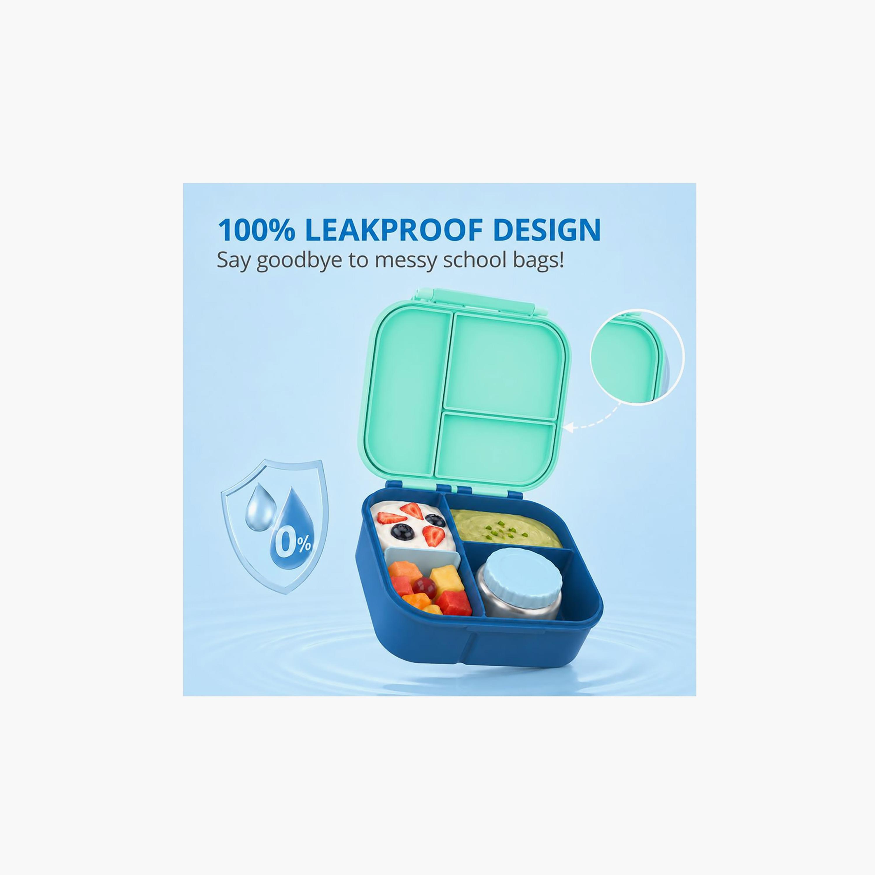 صندوق غداء بونبون ستار بمقصورات قابلة للتخصيص مع وعاء طعام معزول - 1800 مل-school-lunchessentials-lunchboxes-image-6