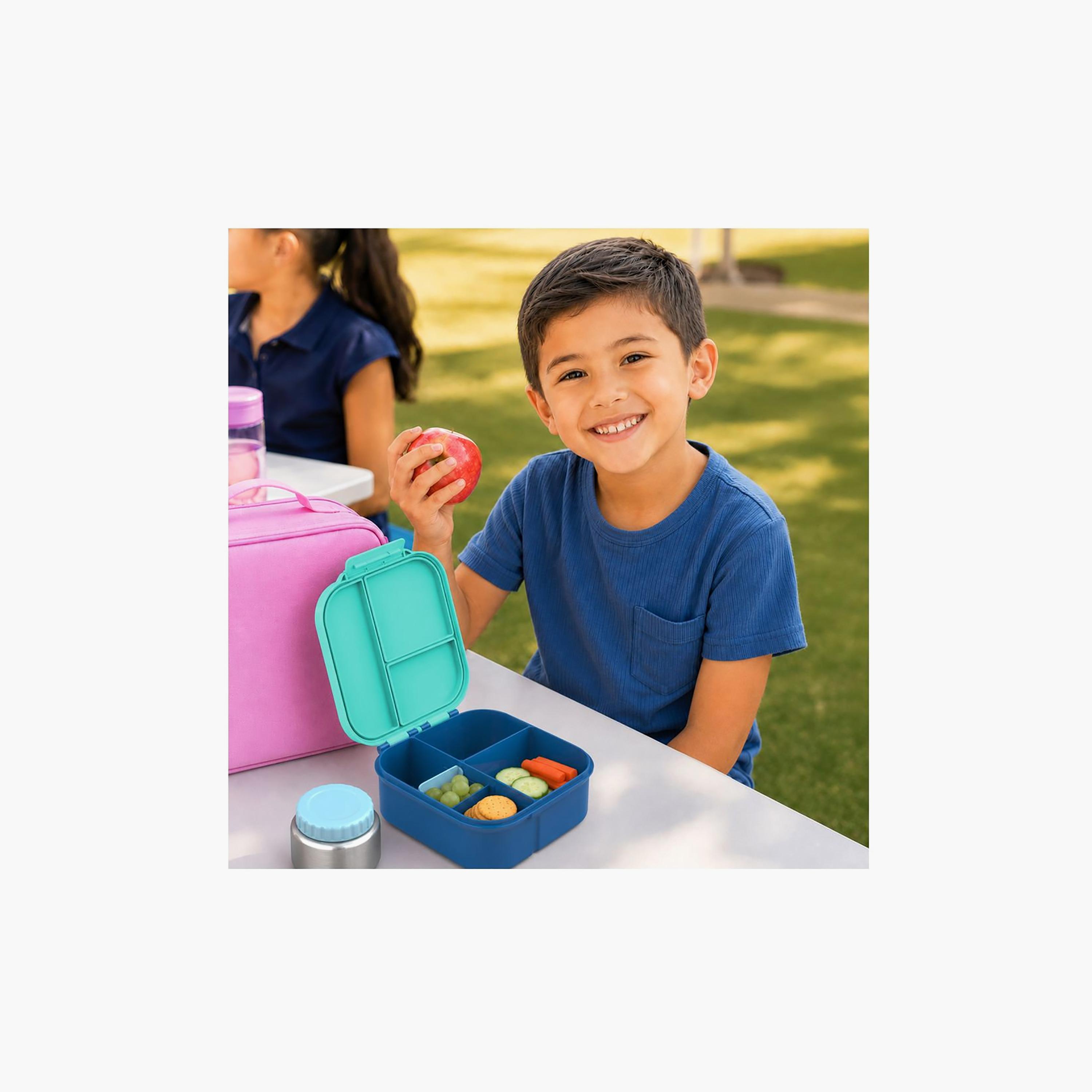 صندوق غداء بونبون ستار بمقصورات قابلة للتخصيص مع وعاء طعام معزول - 1800 مل-school-lunchessentials-lunchboxes-image-8