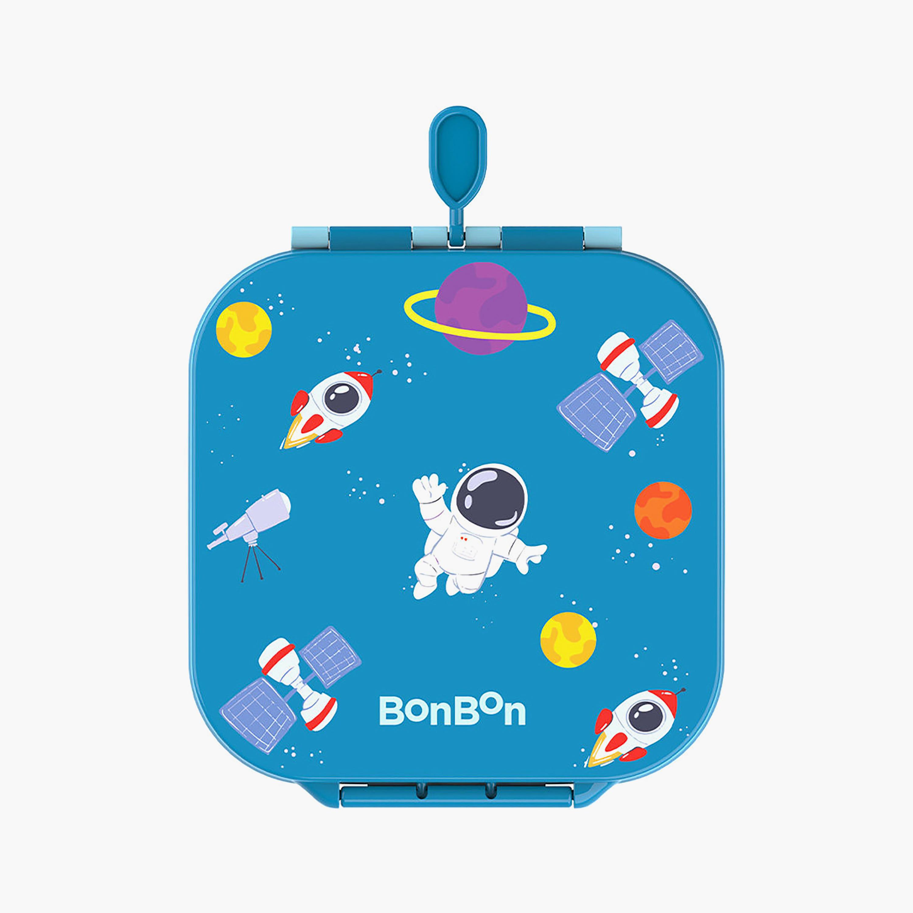 صندوق غداء بونبون سبيس بأقسام قابلة للتخصيص مع وعاء طعام معزول - 1800 مل-school-lunchessentials-lunchboxes-image-1