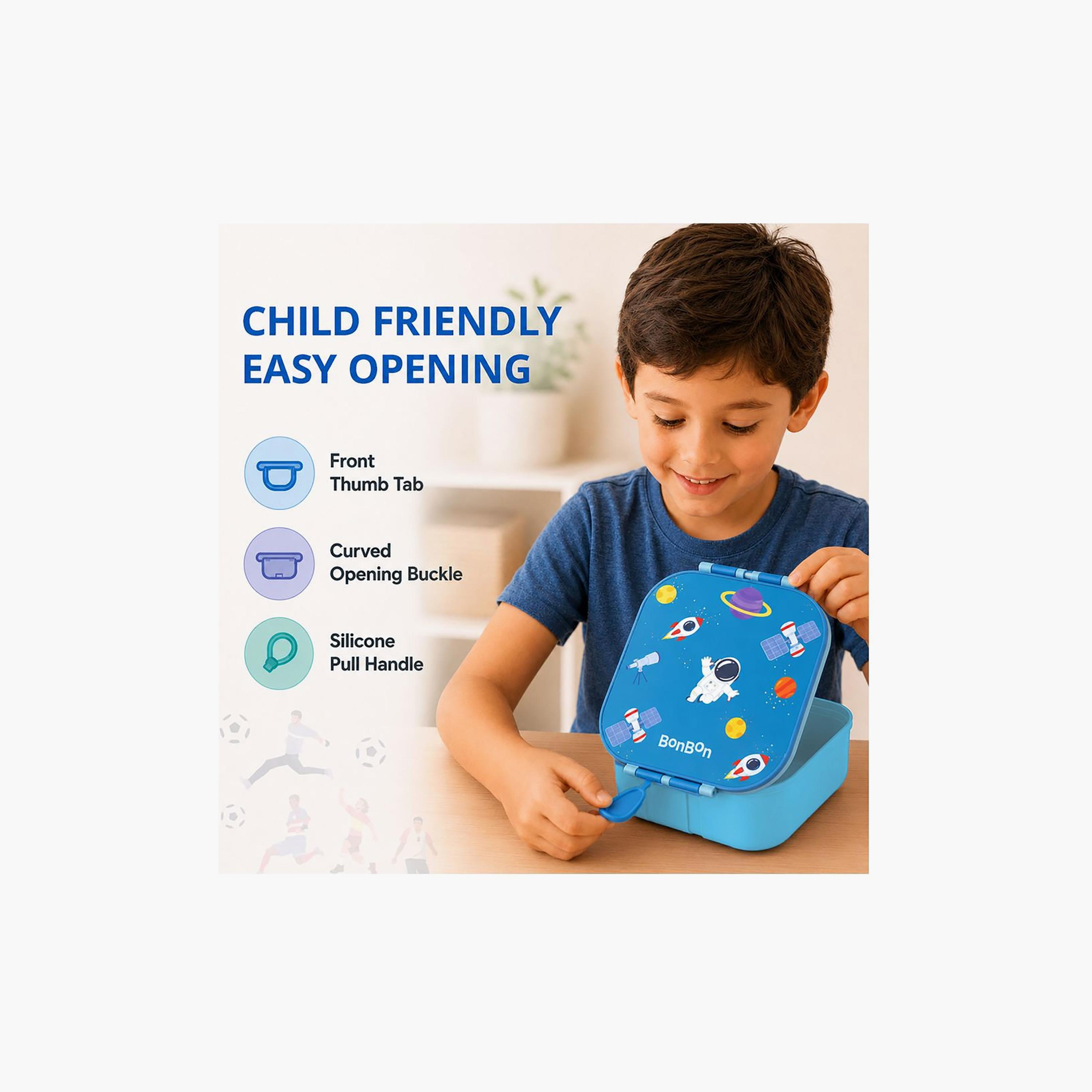 صندوق غداء بونبون سبيس بأقسام قابلة للتخصيص مع وعاء طعام معزول - 1800 مل-school-lunchessentials-lunchboxes-image-4