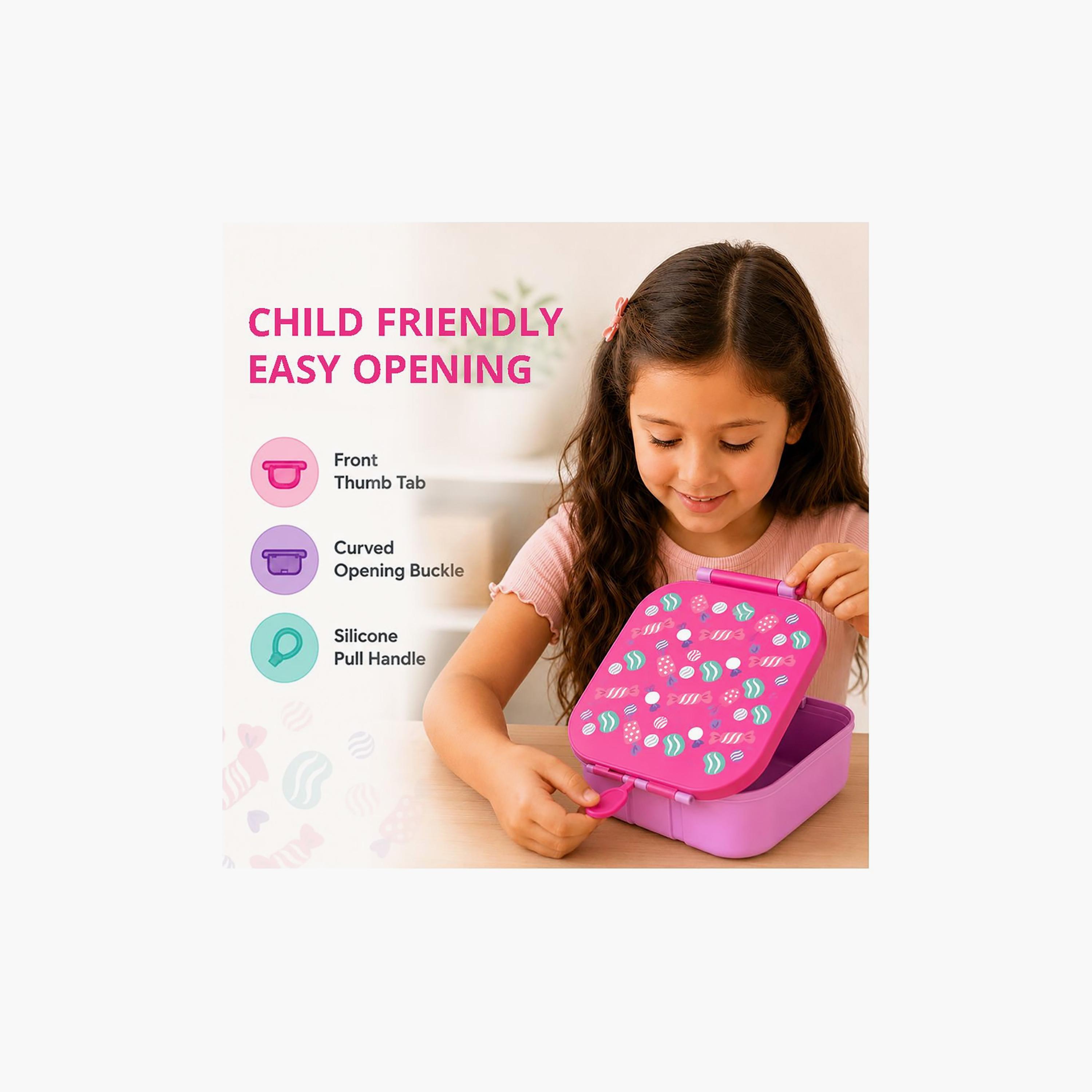 صندوق غداء بونبون كانديز بتقسيمات قابلة للتخصيص مع وعاء طعام معزول - 1800 مل-school-lunchessentials-lunchboxes-image-3