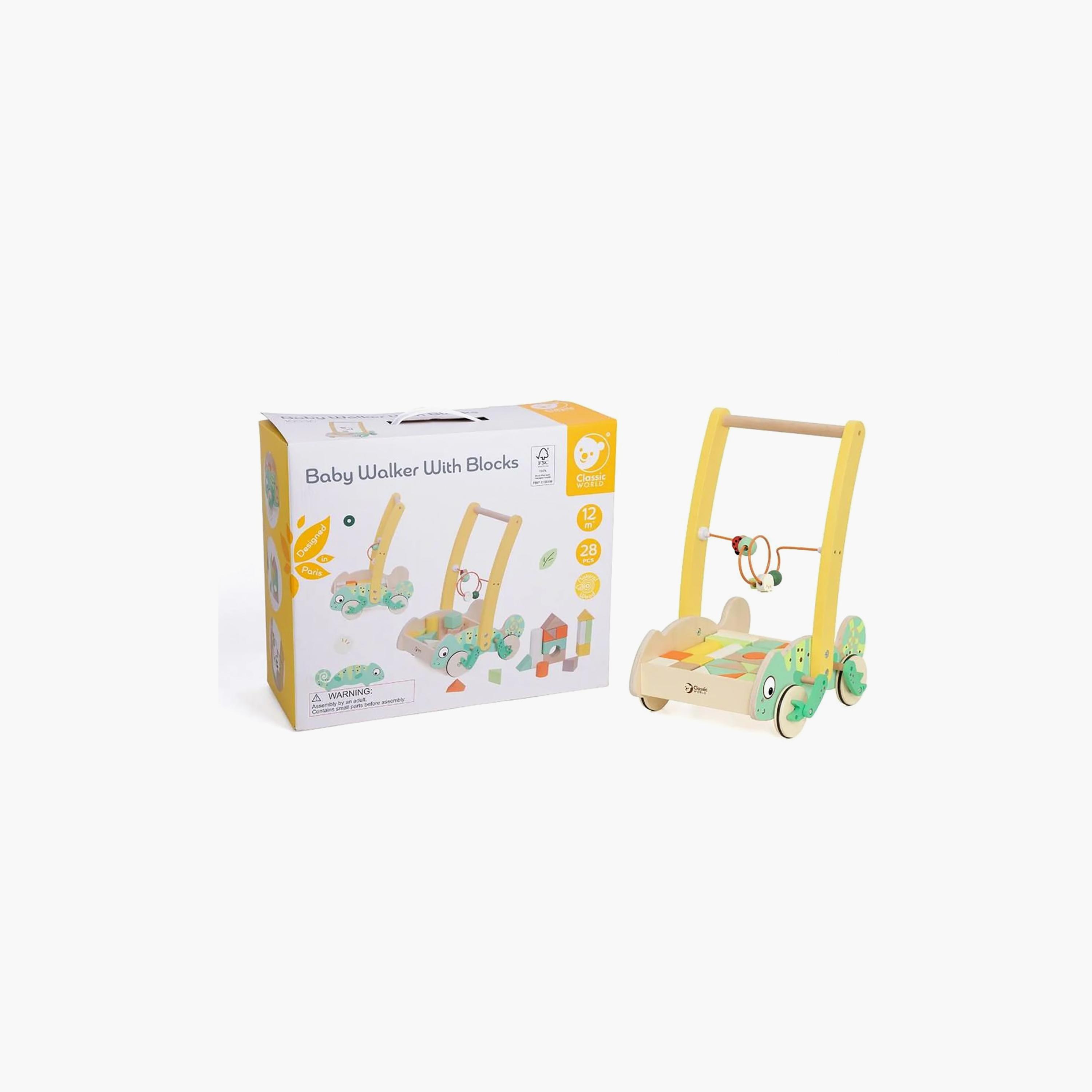 Classic World 28-Piece BPA Free Walker with Blocks-baby-infantactivity-walkers-image-6
