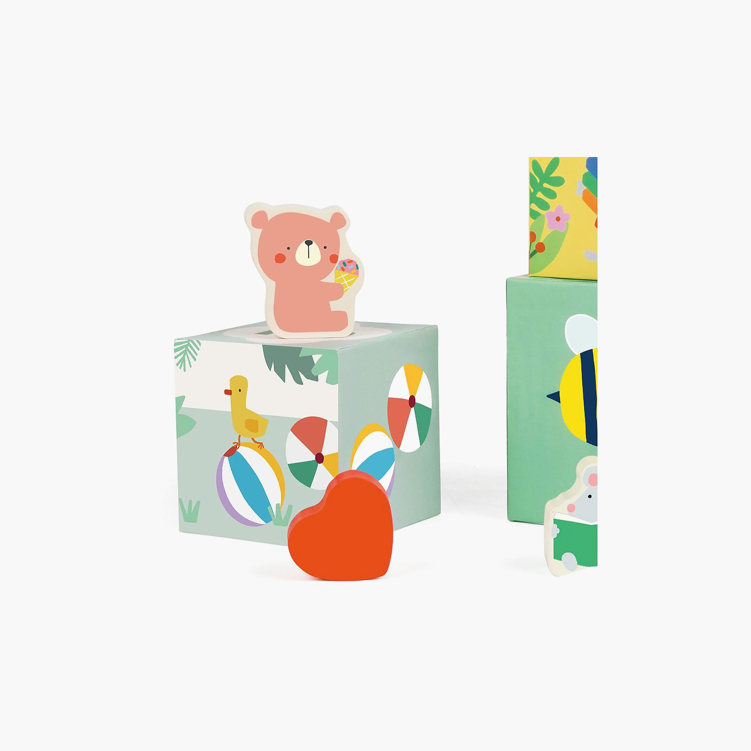 طقم مكعبات تكديس الغابة من كلاسيك وورلد-toys-babyandtoddlertoys-stackingandnestingtoys-image-5