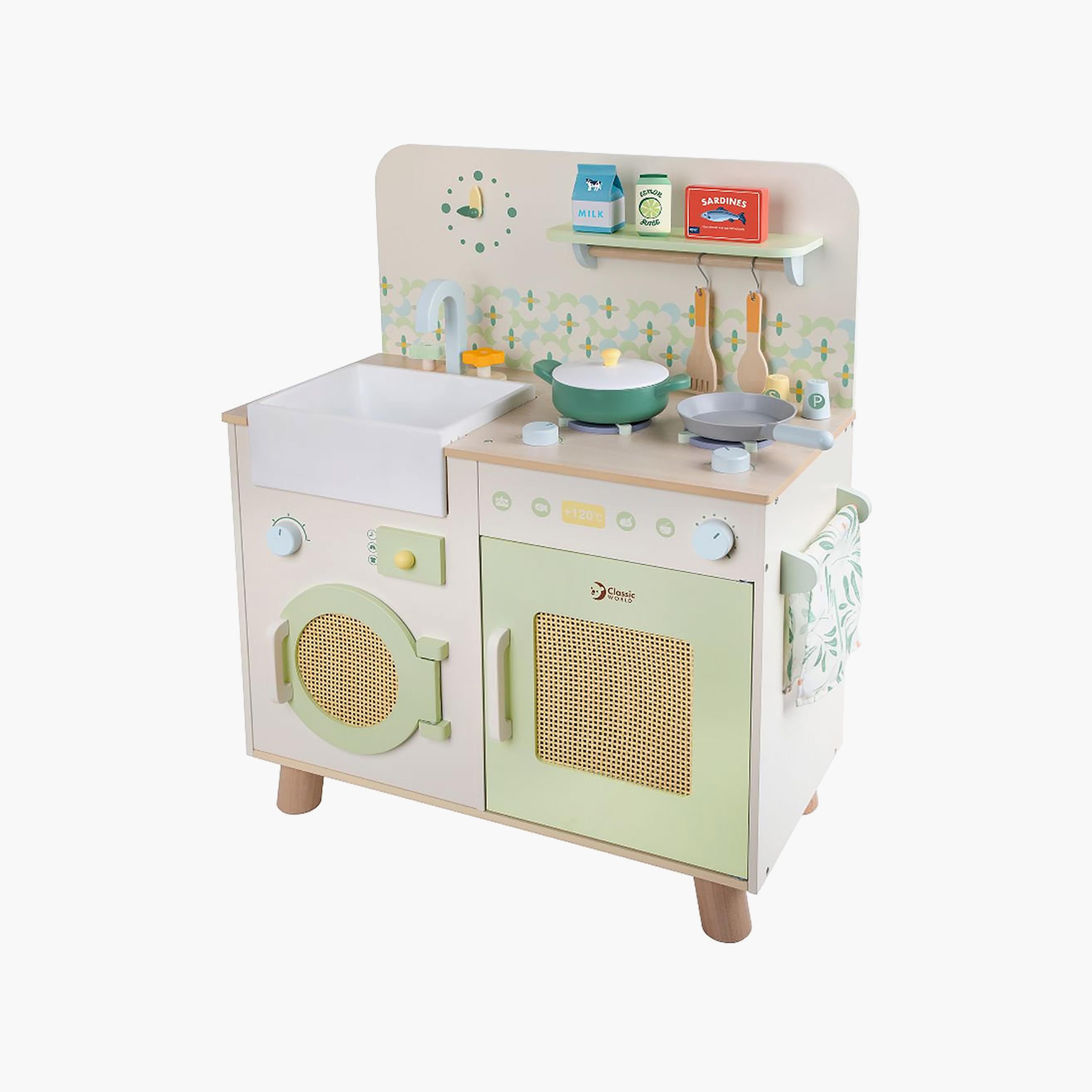 مطبخ خشبي كلاسيك وورلد 15 قطعة-toys-roleplay-kitchensets-image-2
