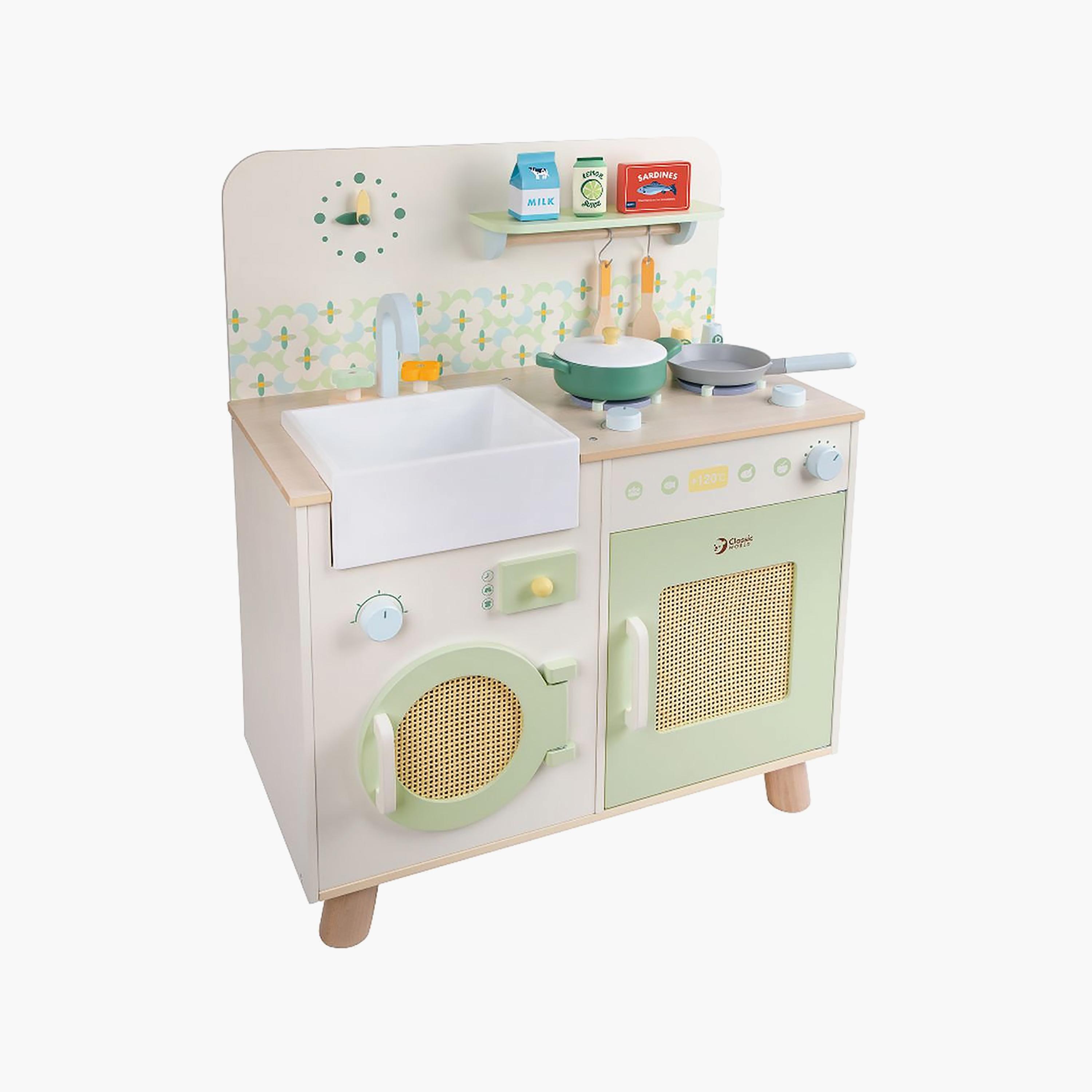 مطبخ خشبي كلاسيك وورلد 15 قطعة-toys-roleplay-kitchensets-image-3