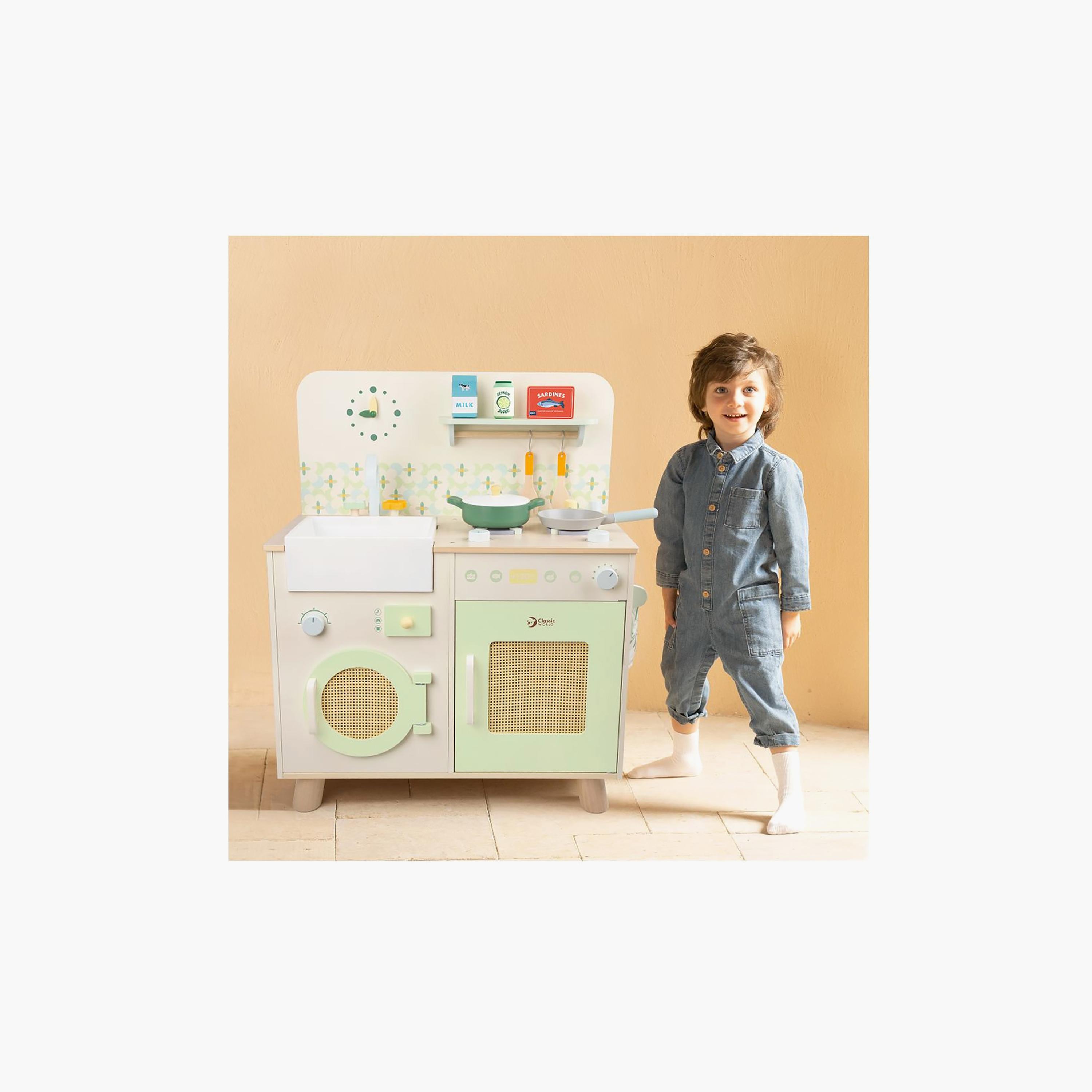 مطبخ خشبي كلاسيك وورلد 15 قطعة-toys-roleplay-kitchensets-image-5