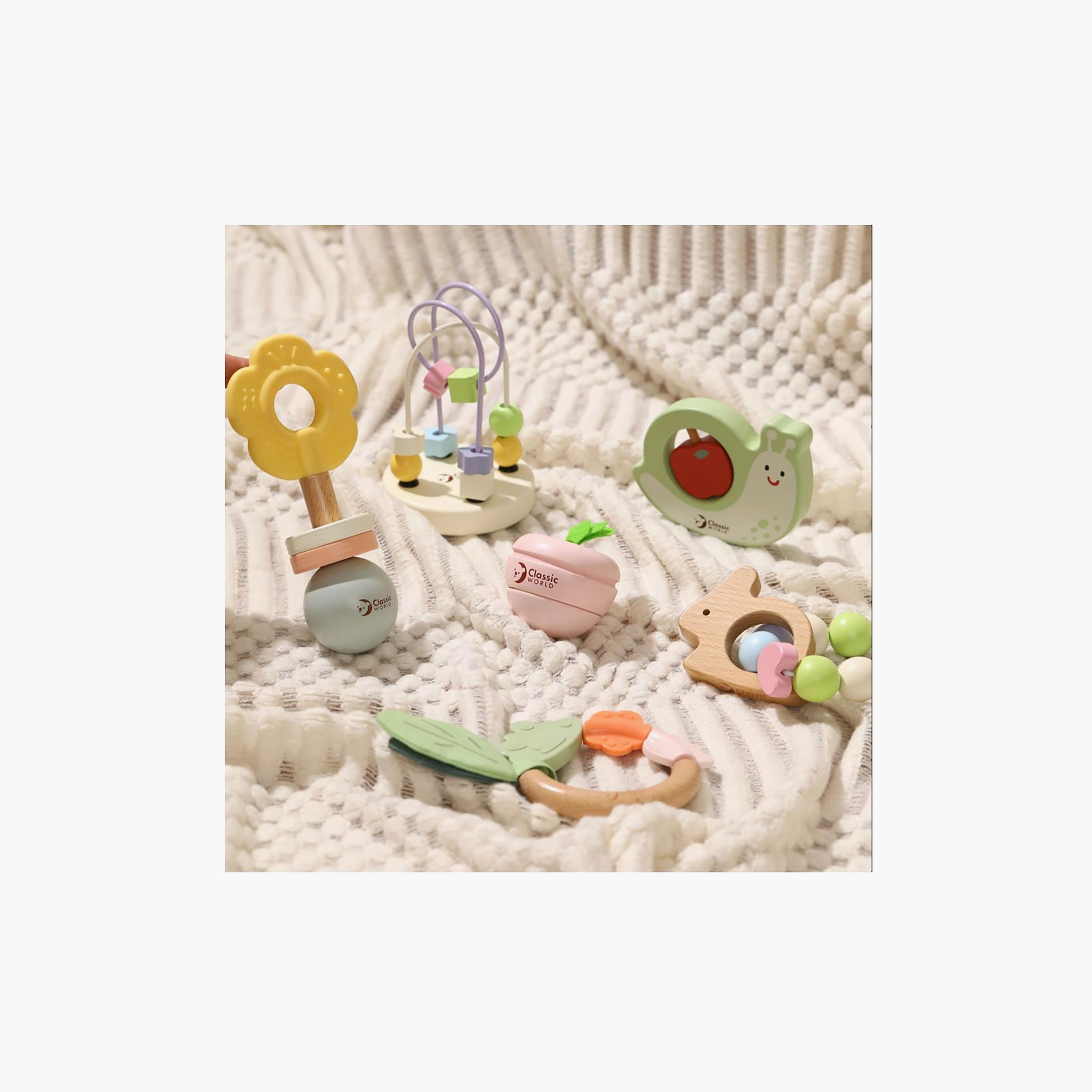 طقم لعب مارا الخشبي 3 قطع من كلاسيك وورلد للأطفال-toys-babyandtoddlertoys-learningtoys-image-4