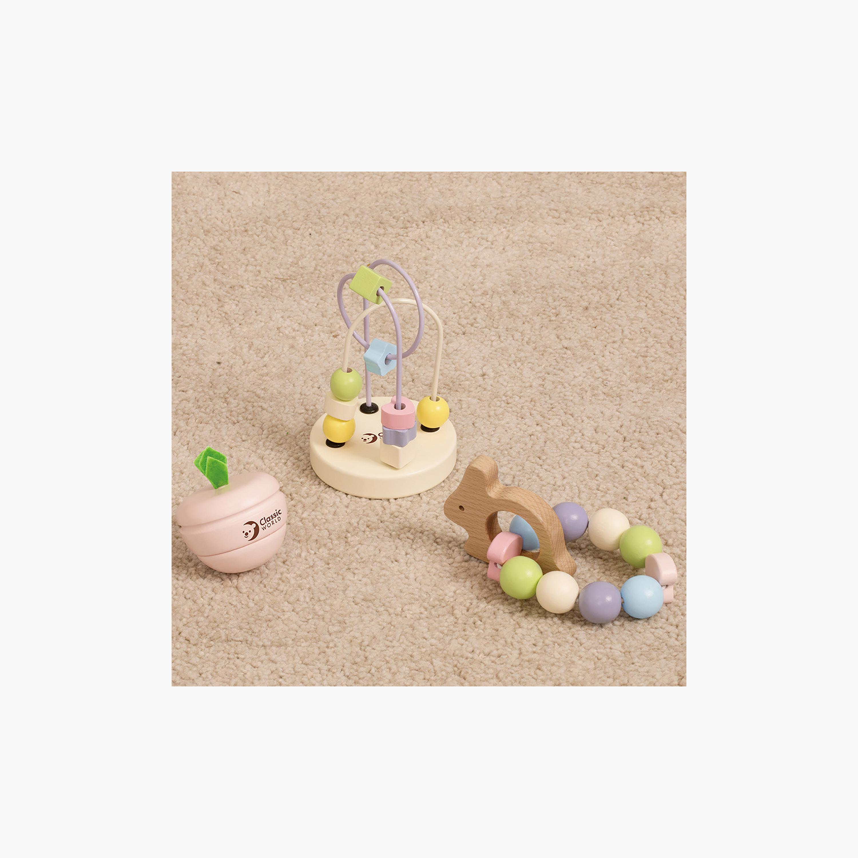 طقم لعب مارا الخشبي 3 قطع من كلاسيك وورلد للأطفال-toys-babyandtoddlertoys-learningtoys-image-6