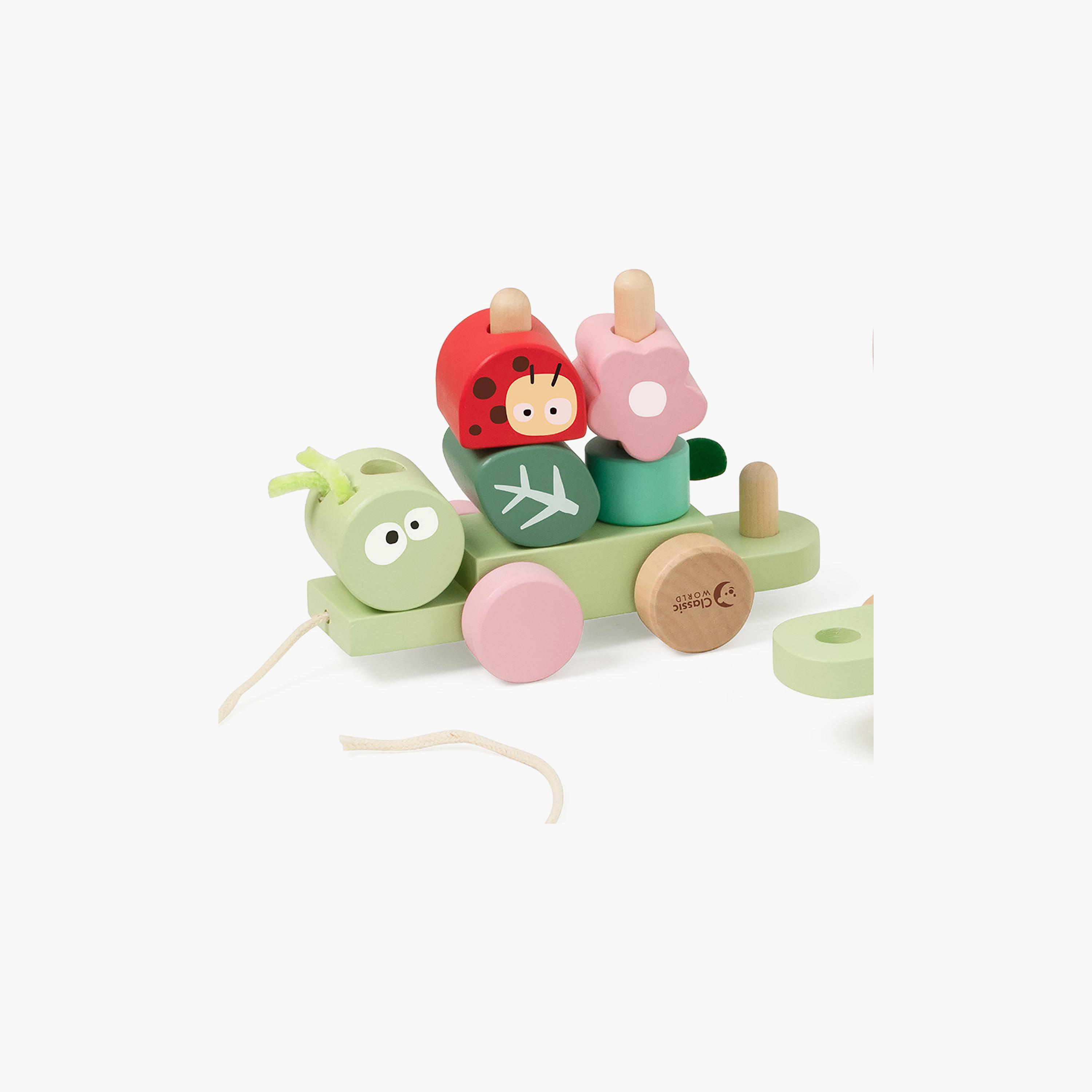Classic World 27-Piece Wooden Pull Jungle Playset-toys-babyandtoddlertoys-pushandpulltoys-image-2