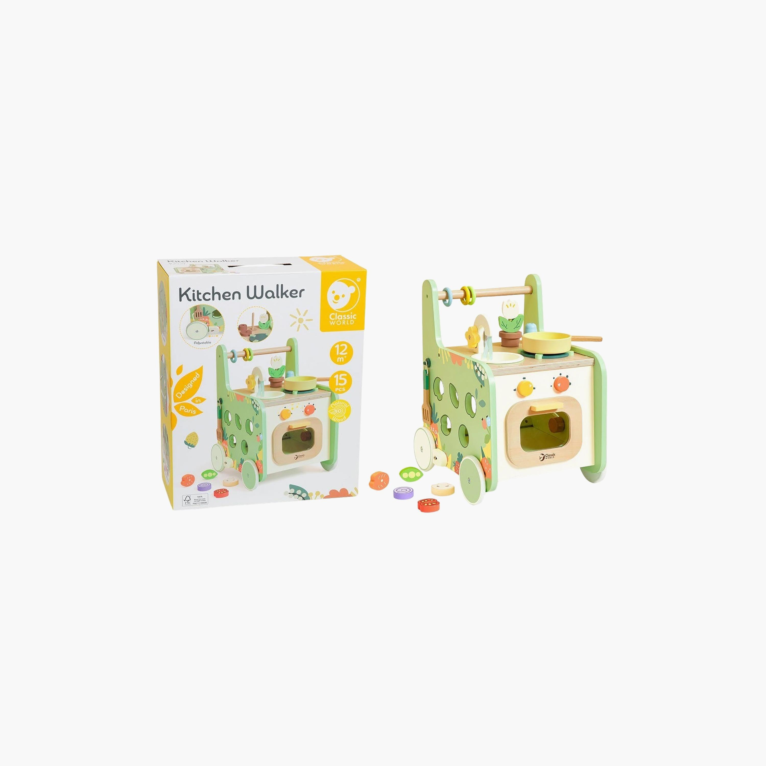 مشاية مطبخ خشبية 15 قطعة من كلاسيك وورلد-toys-roleplay-kitchensets-image-6