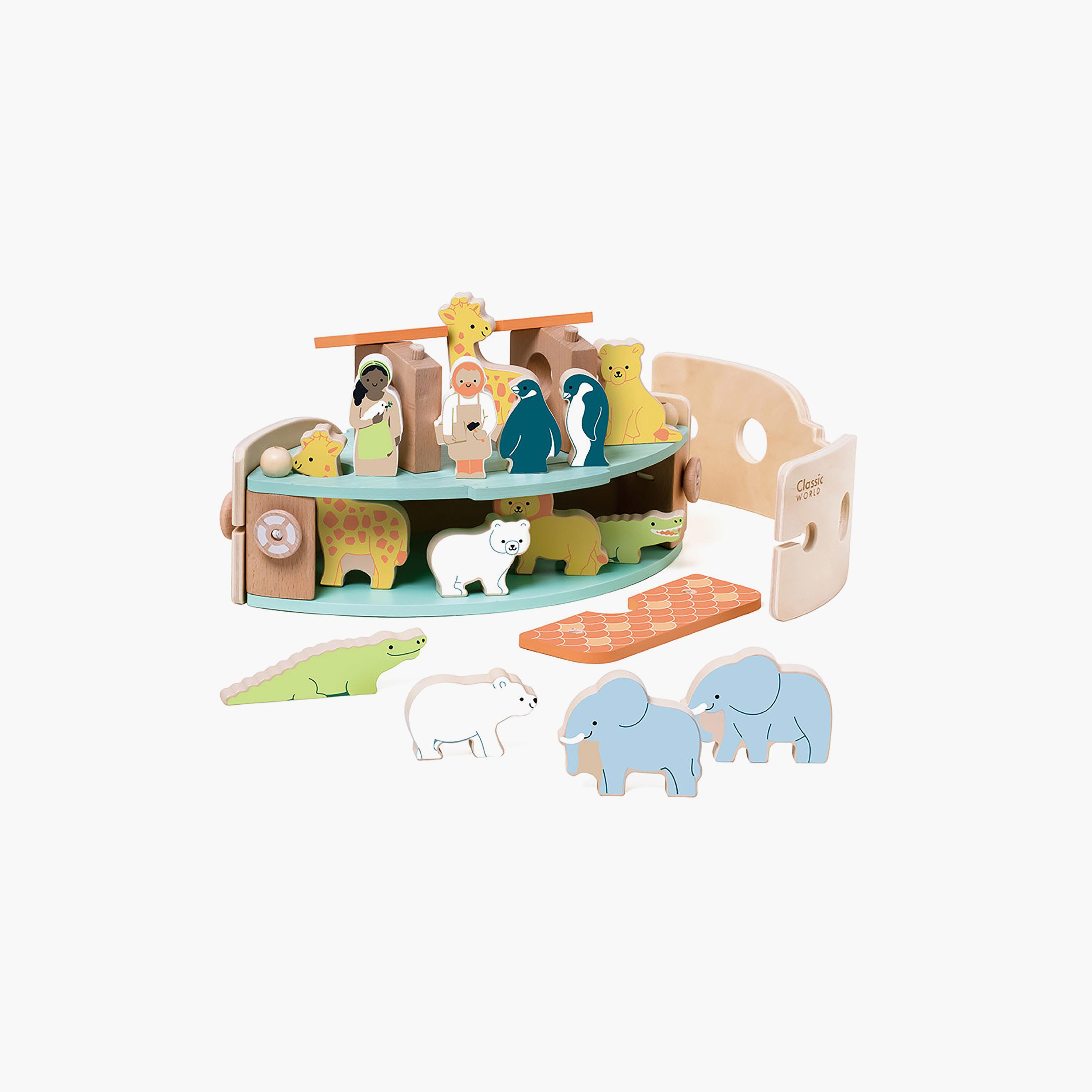 لعبة توازن خشبية سفينة نوح 16 قطعة من كلاسيك وورلد-toys-babyandtoddlertoys-learningtoys-image-1