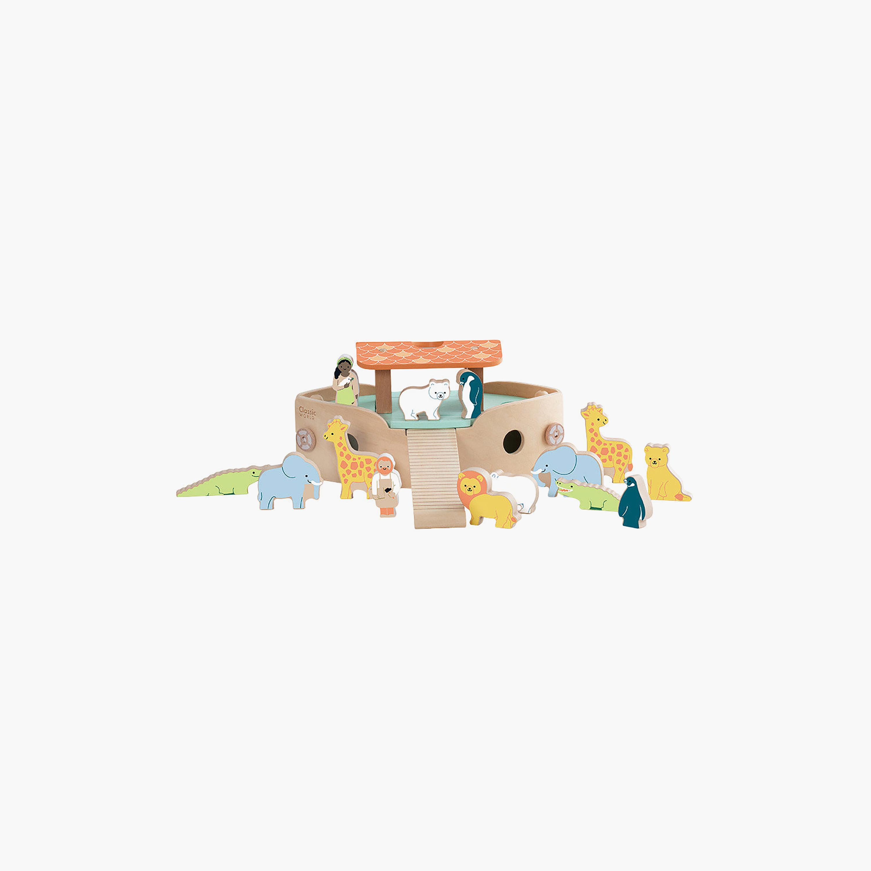 لعبة توازن خشبية سفينة نوح 16 قطعة من كلاسيك وورلد-toys-babyandtoddlertoys-learningtoys-image-2