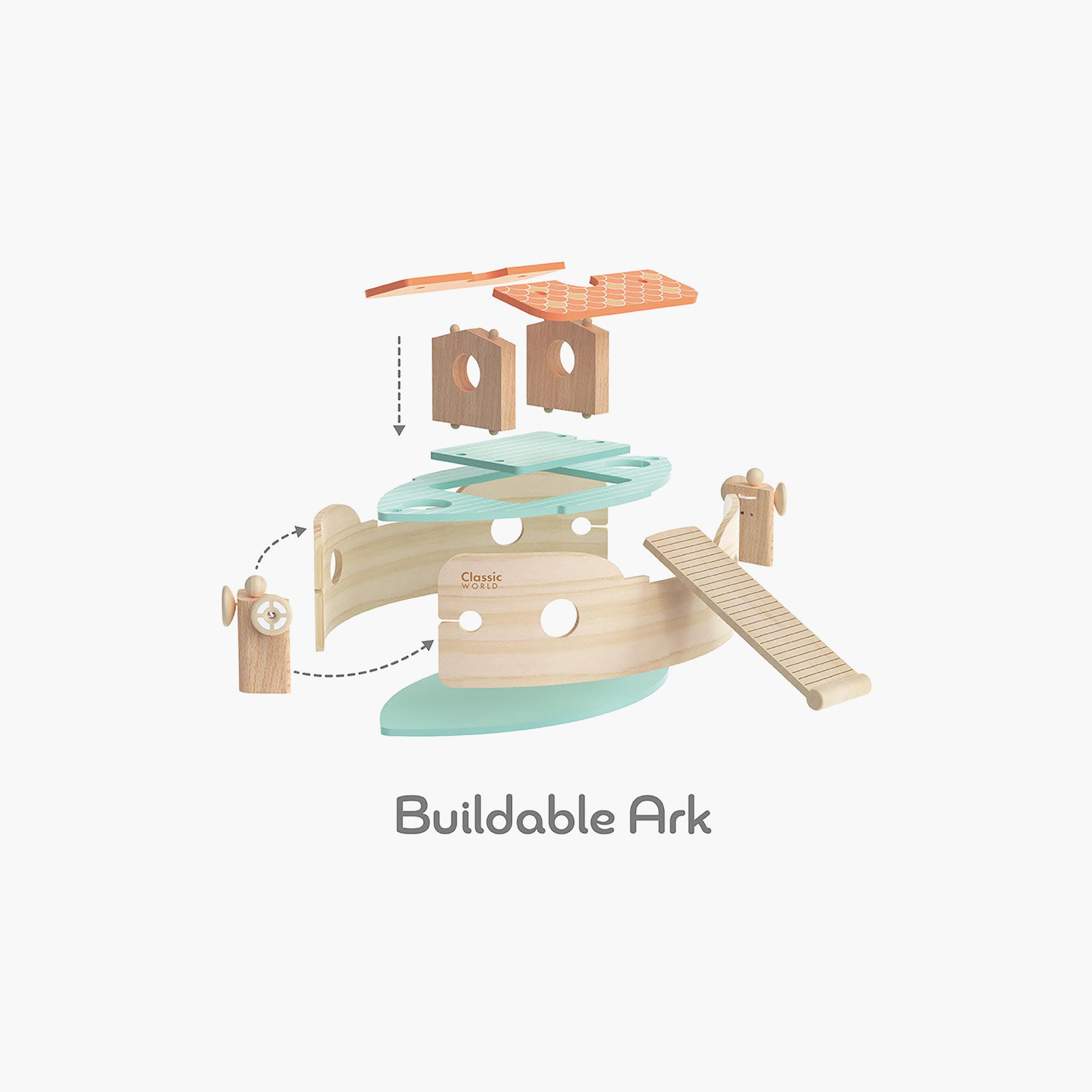 لعبة توازن خشبية سفينة نوح 16 قطعة من كلاسيك وورلد-toys-babyandtoddlertoys-learningtoys-image-6
