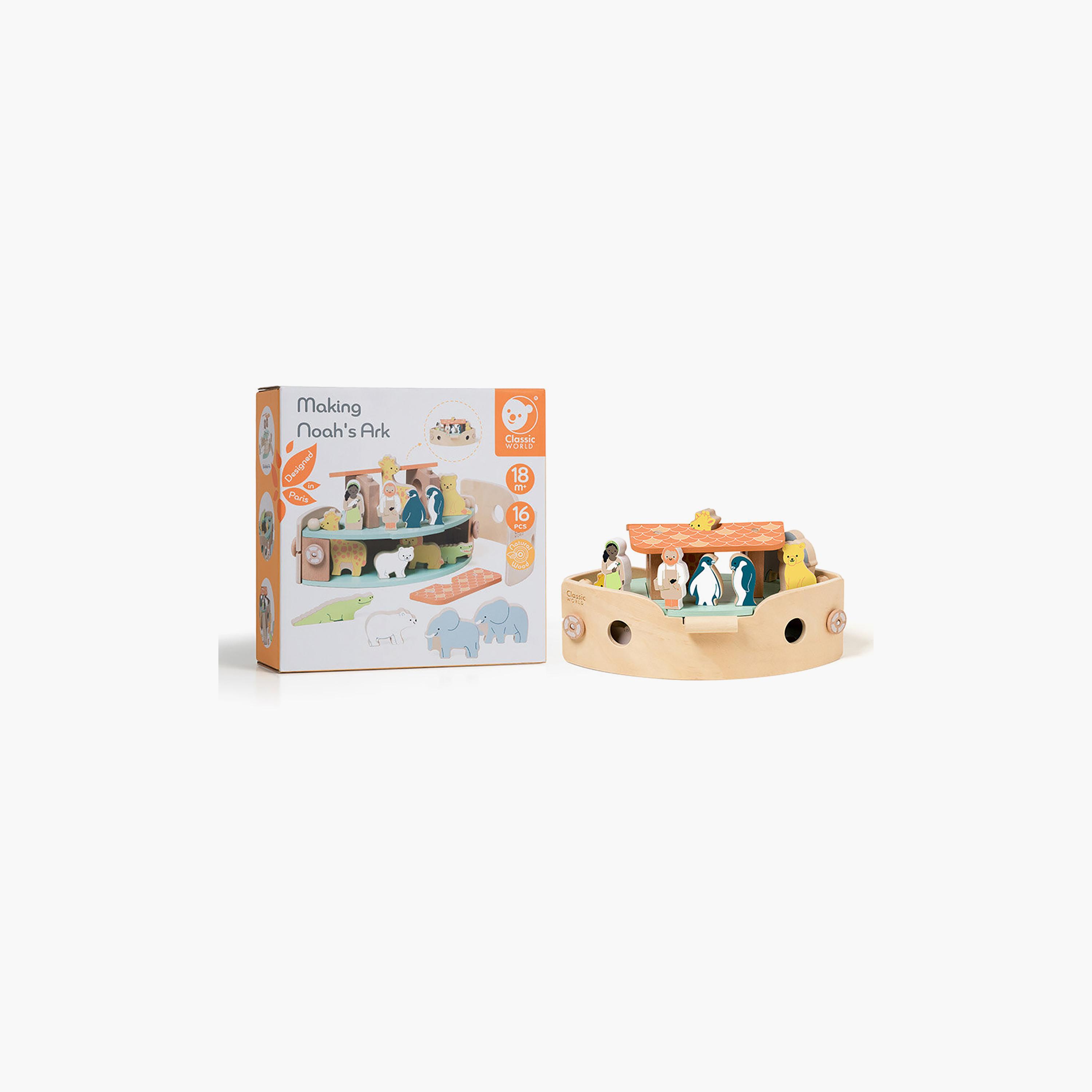 لعبة توازن خشبية سفينة نوح 16 قطعة من كلاسيك وورلد-toys-babyandtoddlertoys-learningtoys-image-9