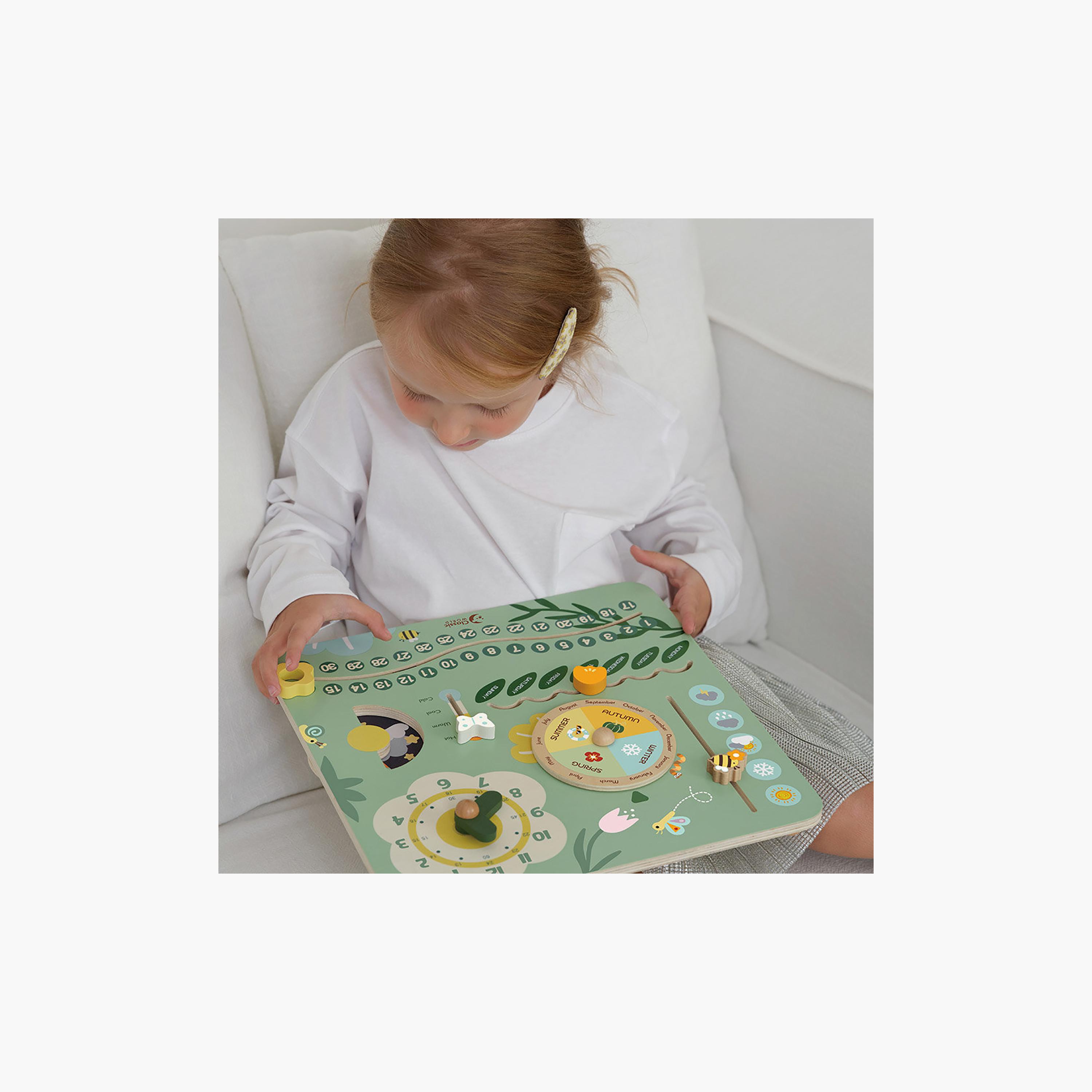 تقويم خشبي كلاسيكي بتصميم عتيق من كلاسيك وورلد-toys-babyandtoddlertoys-learningtoys-image-2