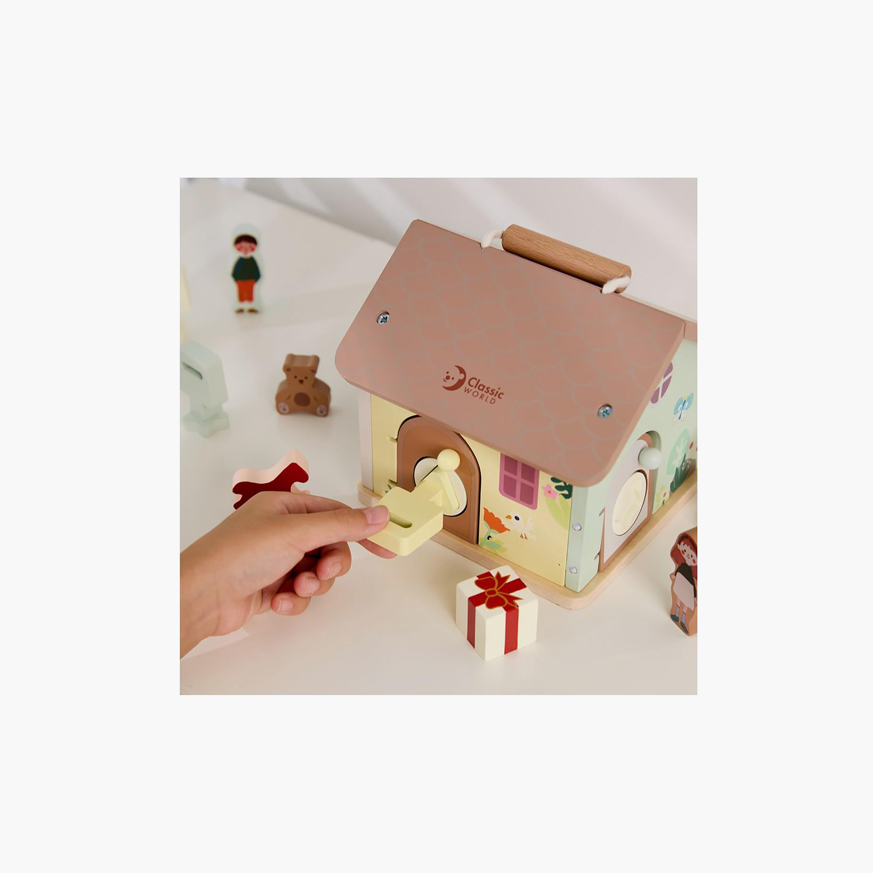 Classic World 11-Piece Wooden Locking House Playset-toys-babyandtoddlertoys-learningtoys-image-6