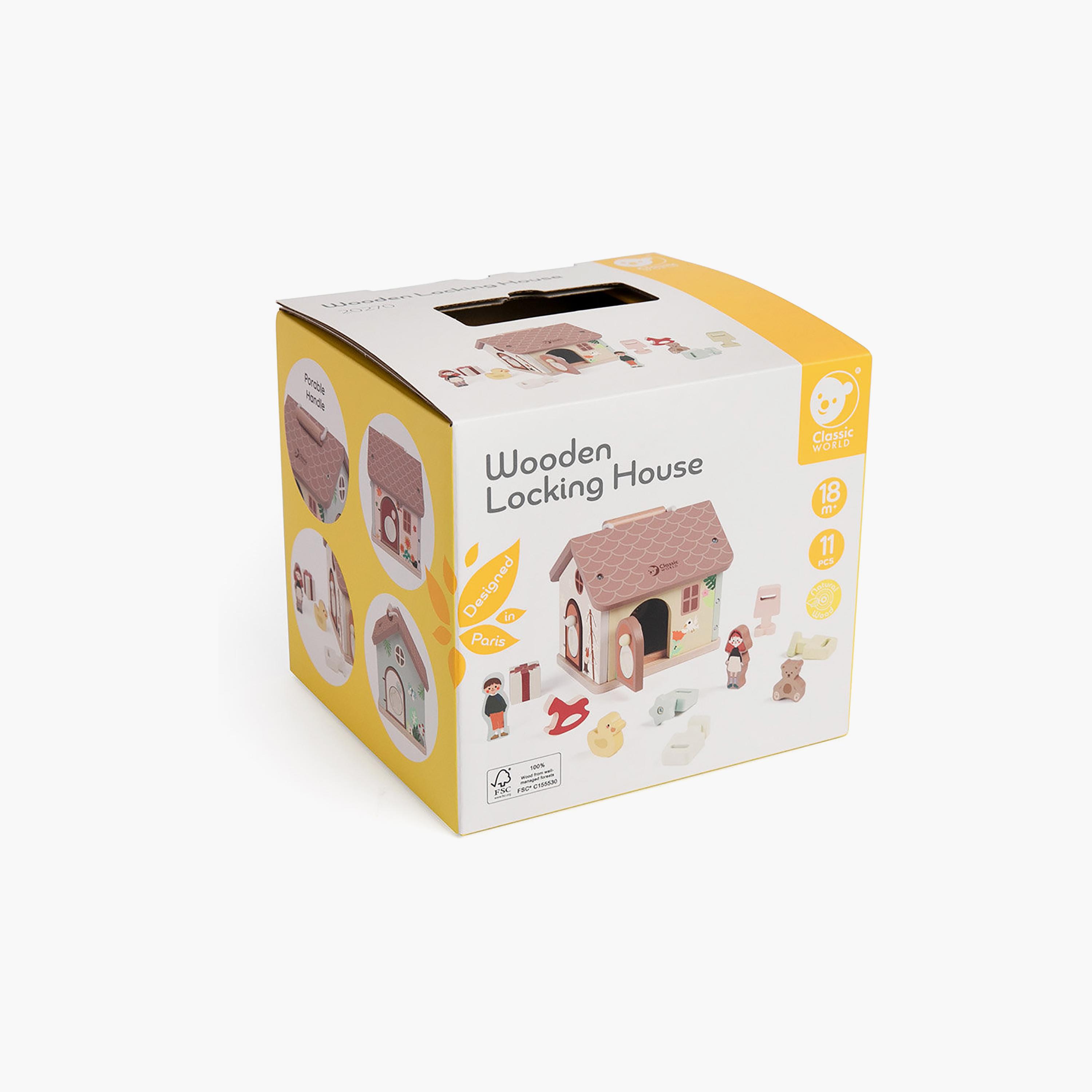 Classic World 11-Piece Wooden Locking House Playset-toys-babyandtoddlertoys-learningtoys-image-8