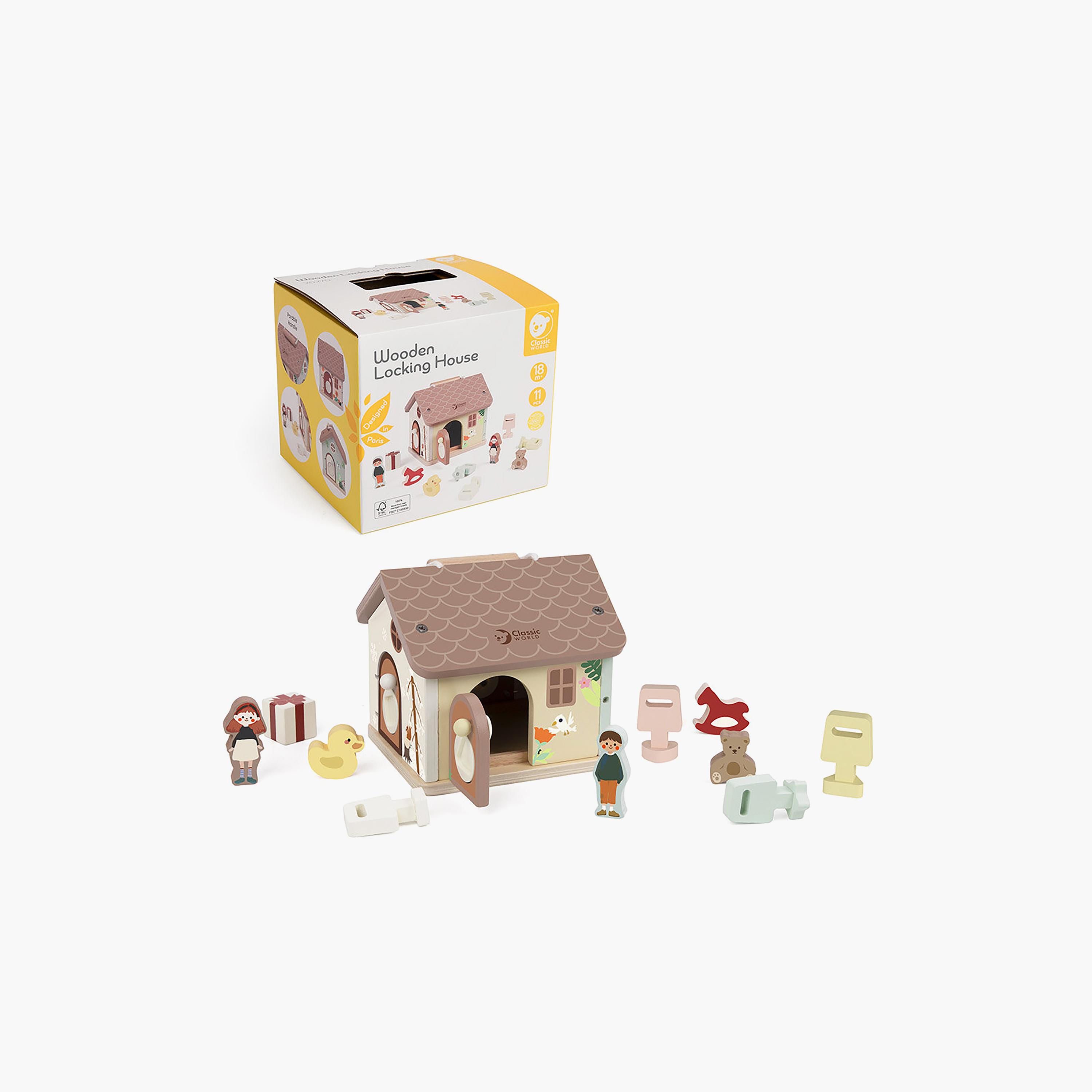 Classic World 11-Piece Wooden Locking House Playset-toys-babyandtoddlertoys-learningtoys-image-9