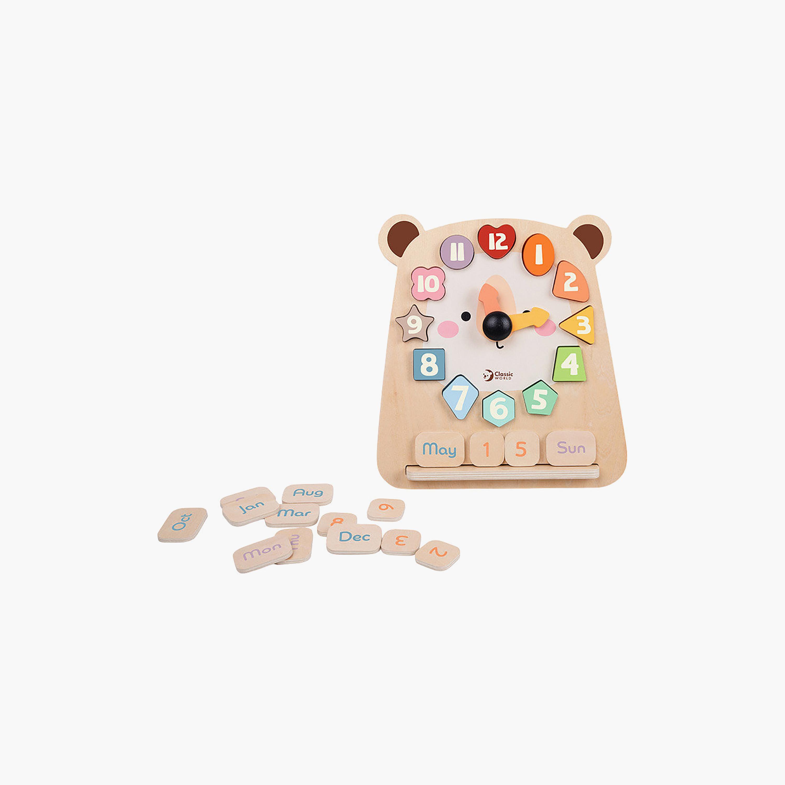 Classic World 30-Piece Wooden Tic-Tac Bear Clock Playset-toys-babyandtoddlertoys-learningtoys-image-3