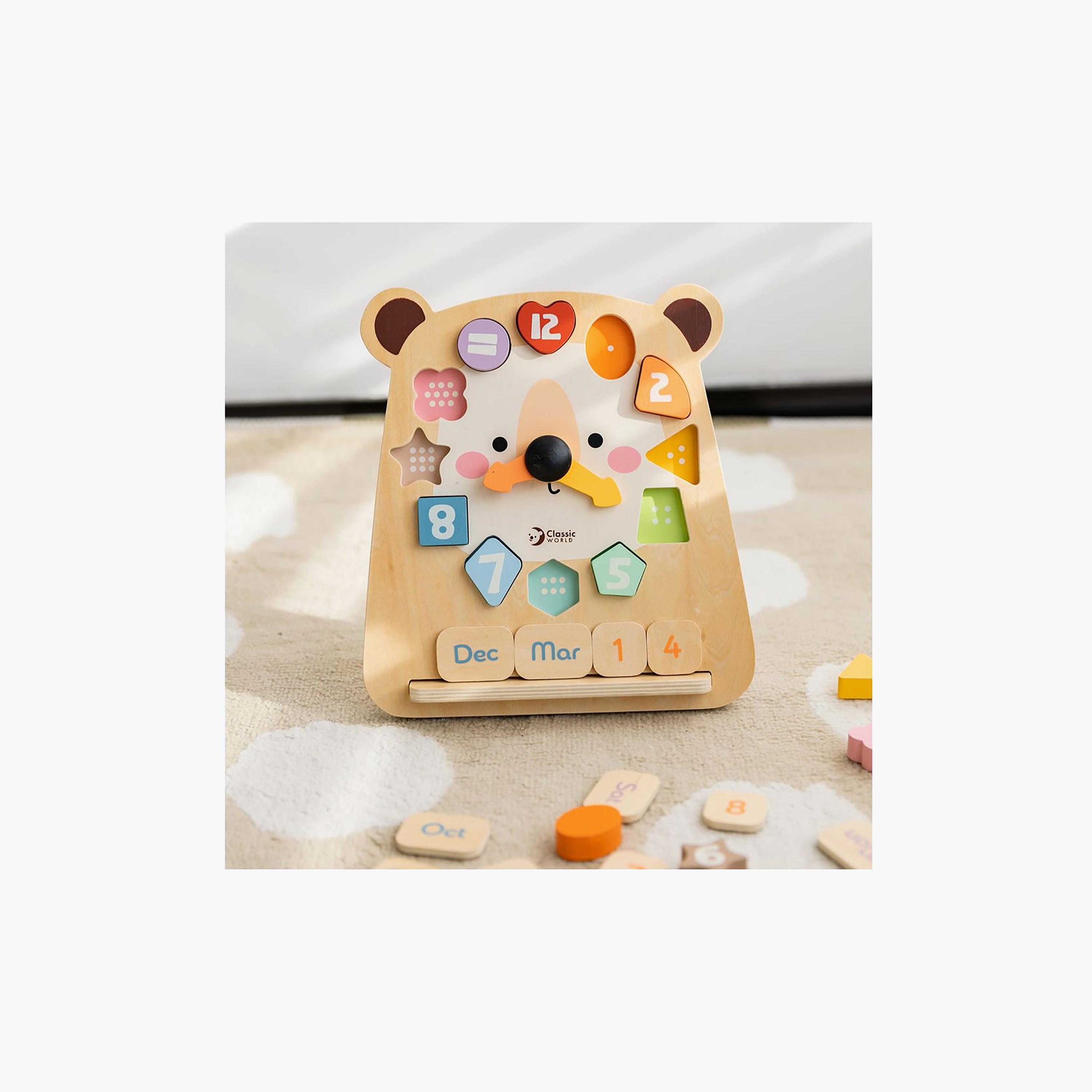 Classic World 30-Piece Wooden Tic-Tac Bear Clock Playset-toys-babyandtoddlertoys-learningtoys-image-8