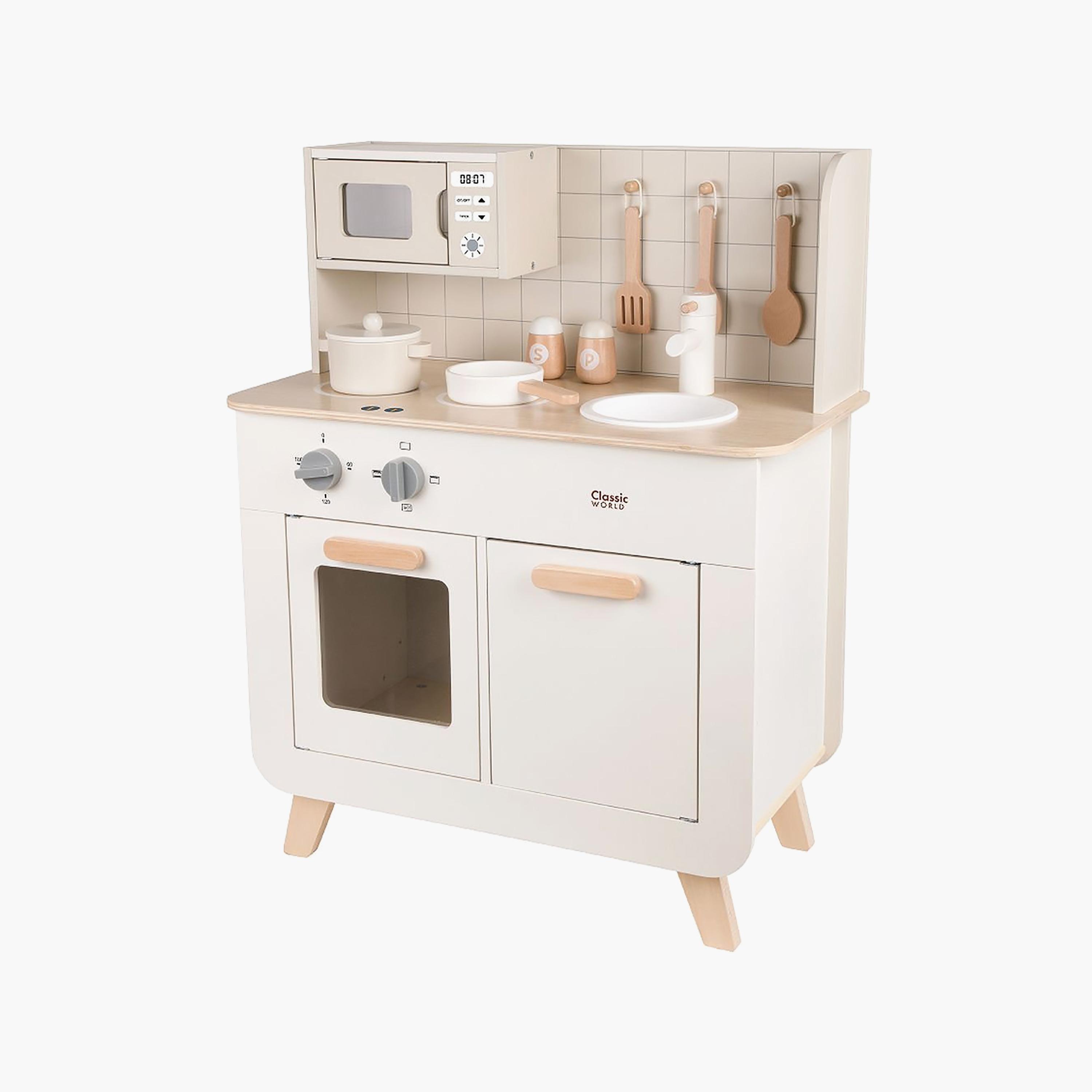 Classic World 11-Piece Elite Chefs Wooden Kitchen Playset-toys-roleplay-kitchensets-image-1