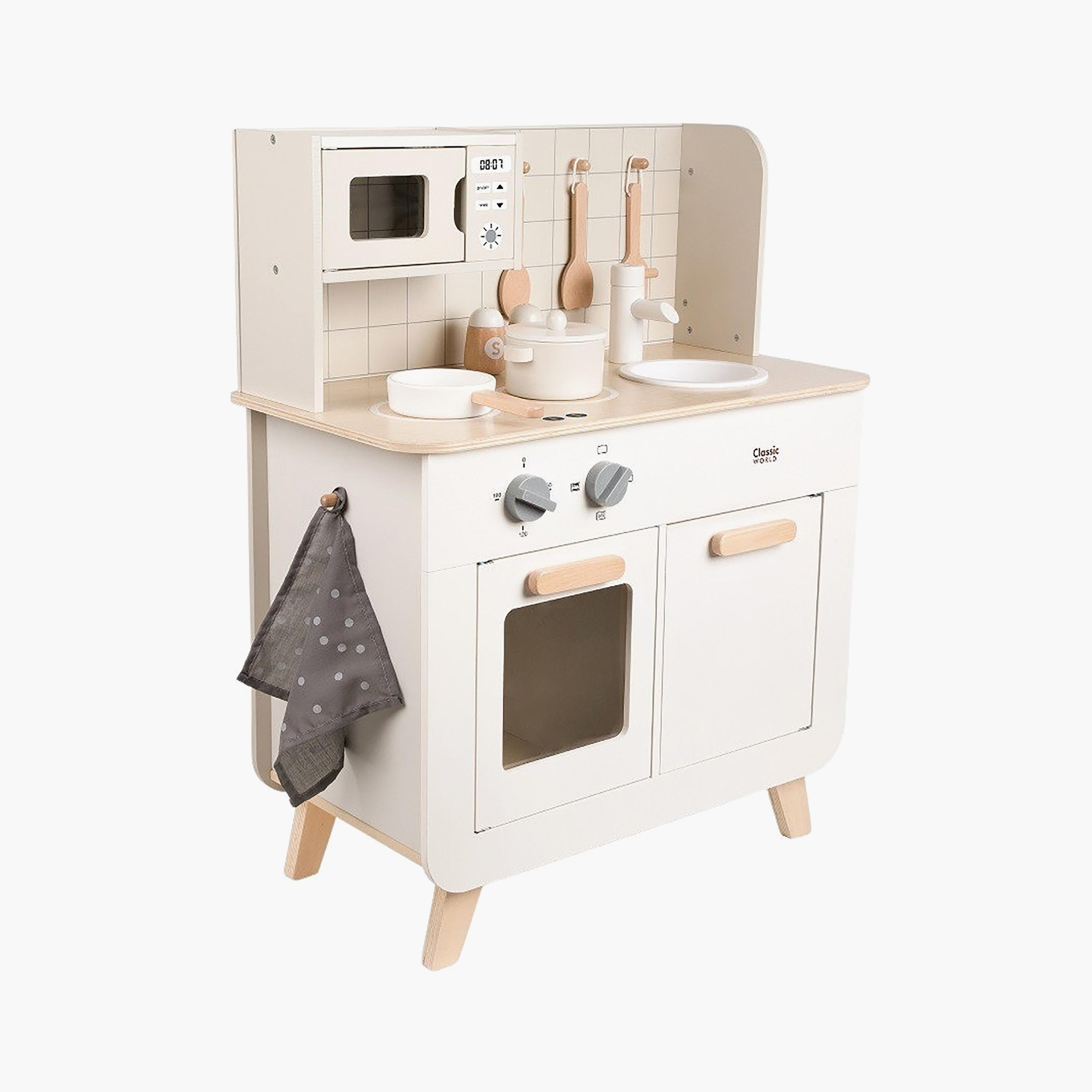 Classic World 11-Piece Elite Chefs Wooden Kitchen Playset-toys-roleplay-kitchensets-image-2