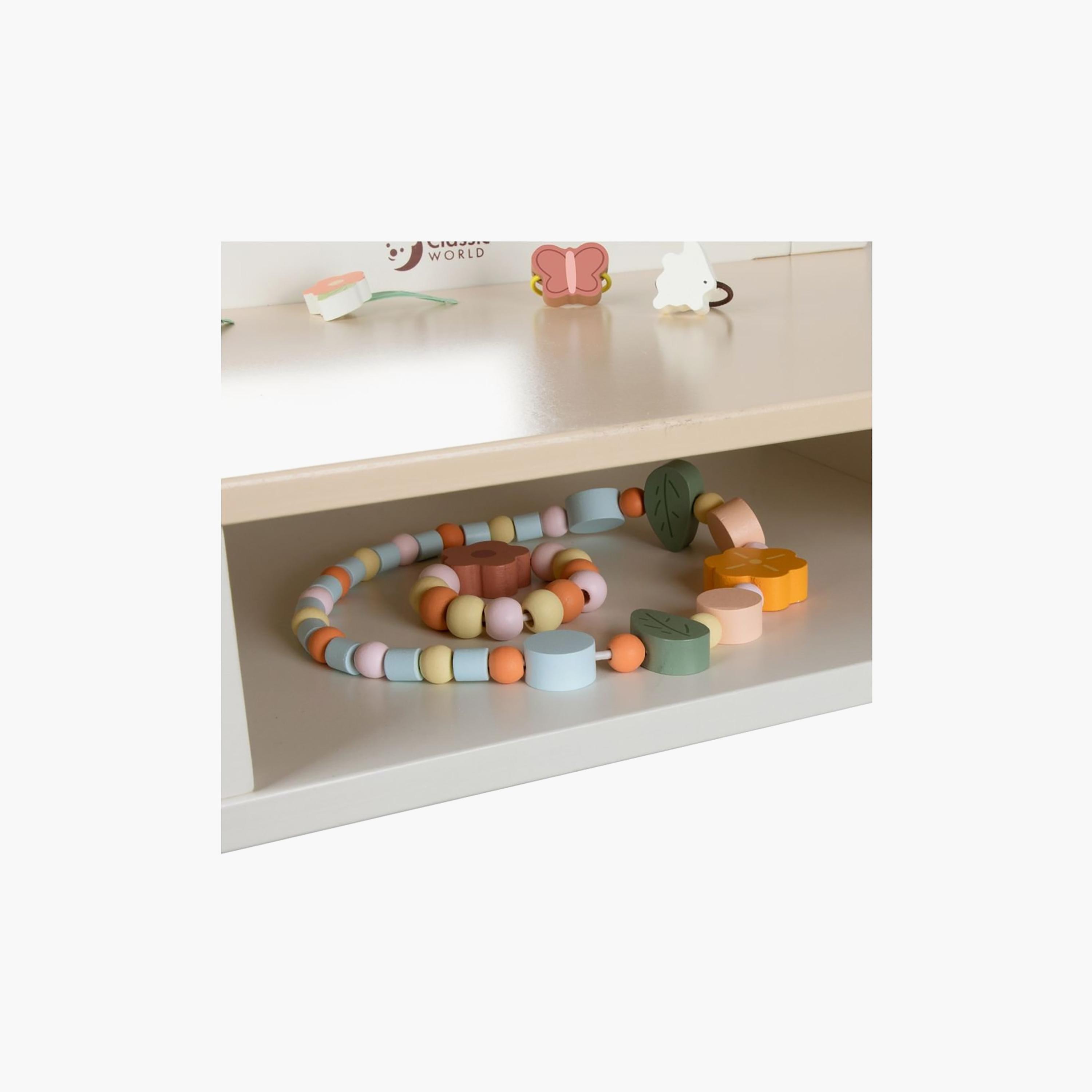 طقم تسريحة خشبية سحرية من كلاسيك وورلد 8 قطع-toys-roleplay-makeupandcosmeticsets-image-5