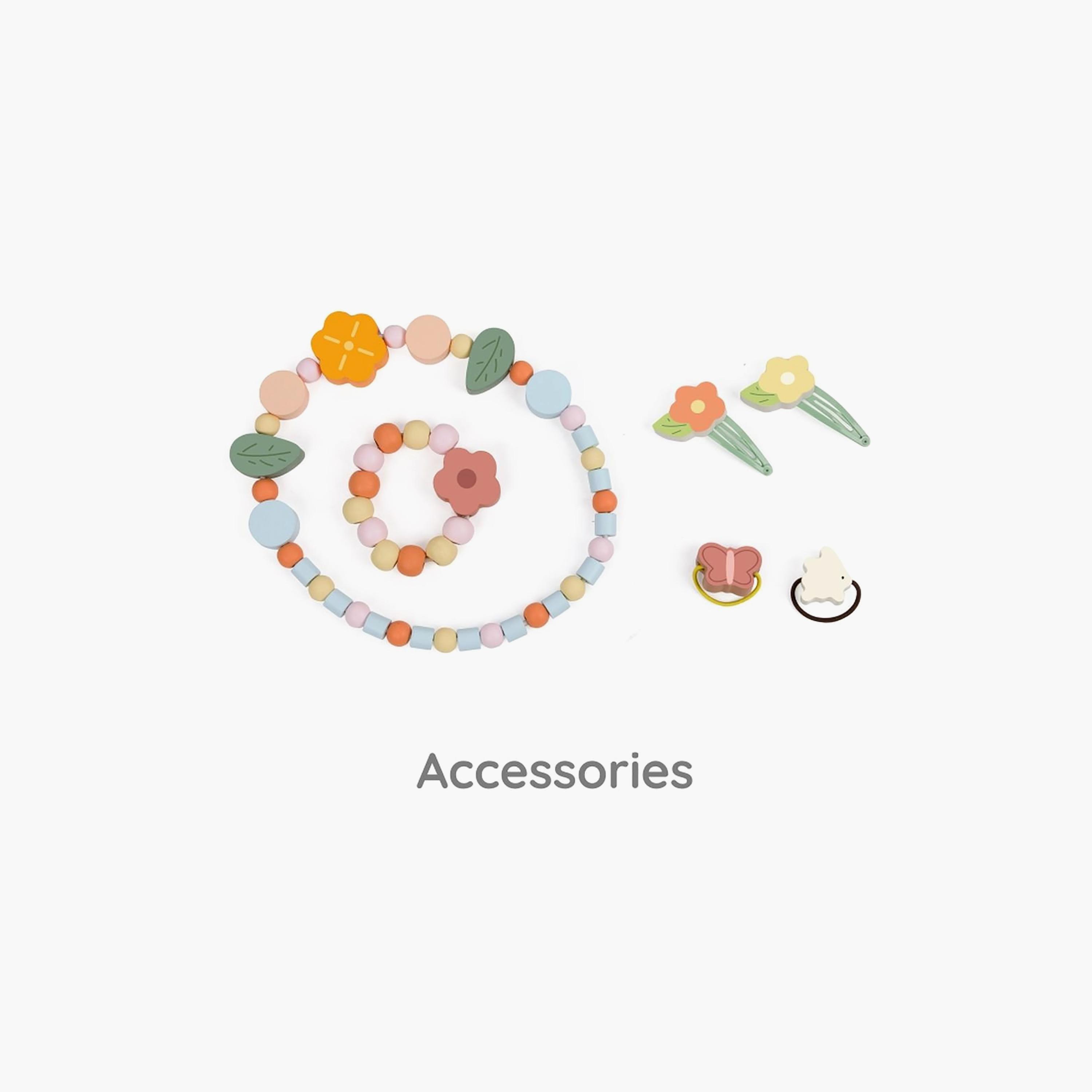 طقم تسريحة خشبية سحرية من كلاسيك وورلد 8 قطع-toys-roleplay-makeupandcosmeticsets-image-6