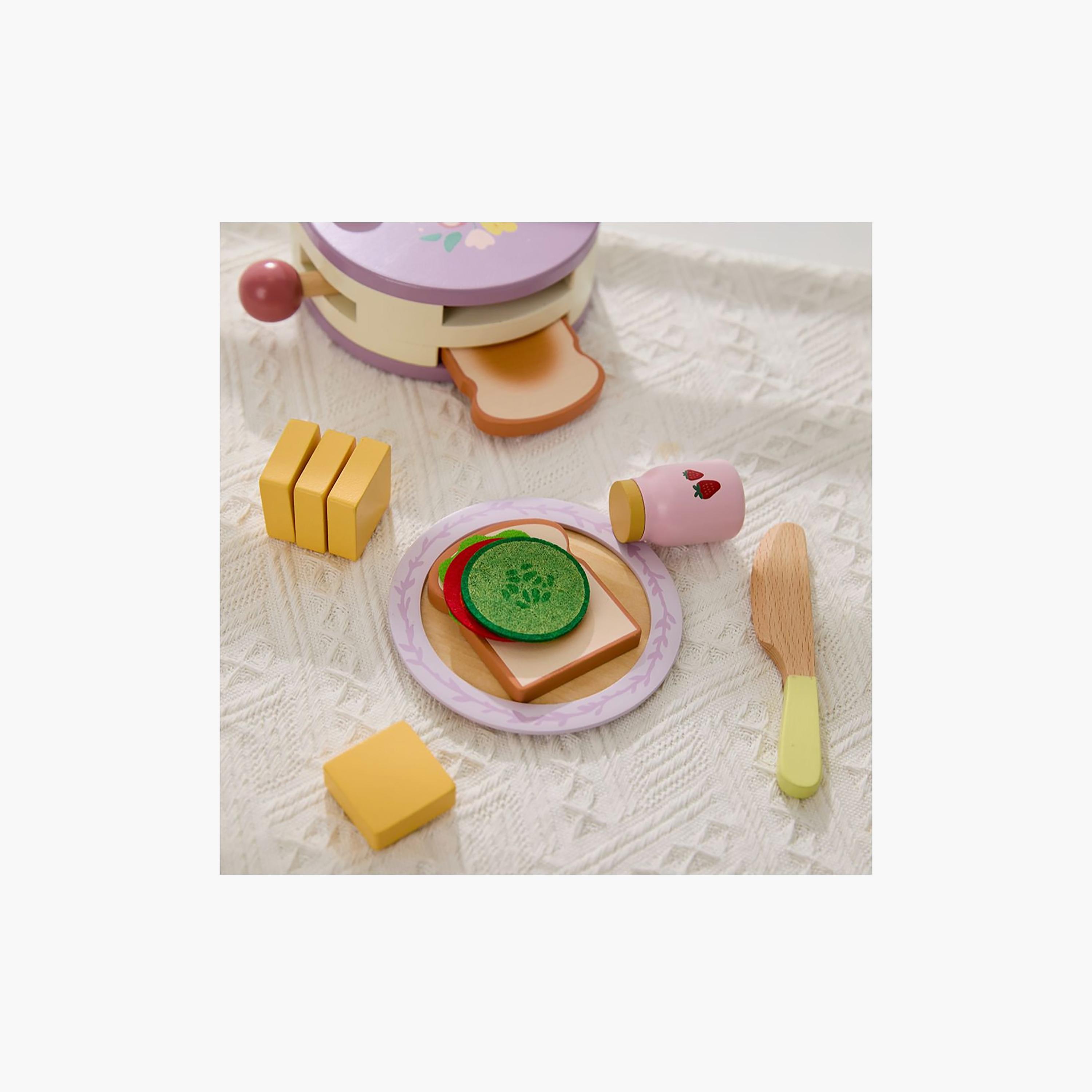 طقم توستر خشبي جريس بـ13 قطعة من كلاسيك وورلد-toys-roleplay-kitchensets-image-3