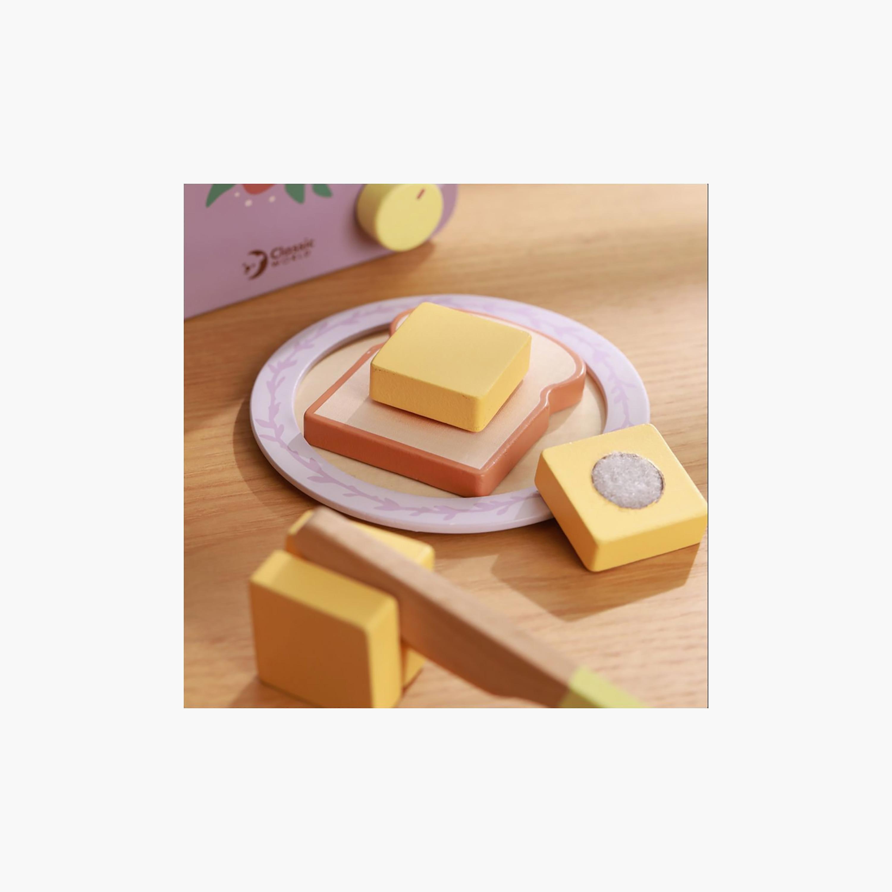 طقم توستر خشبي جريس بـ13 قطعة من كلاسيك وورلد-toys-roleplay-kitchensets-image-5