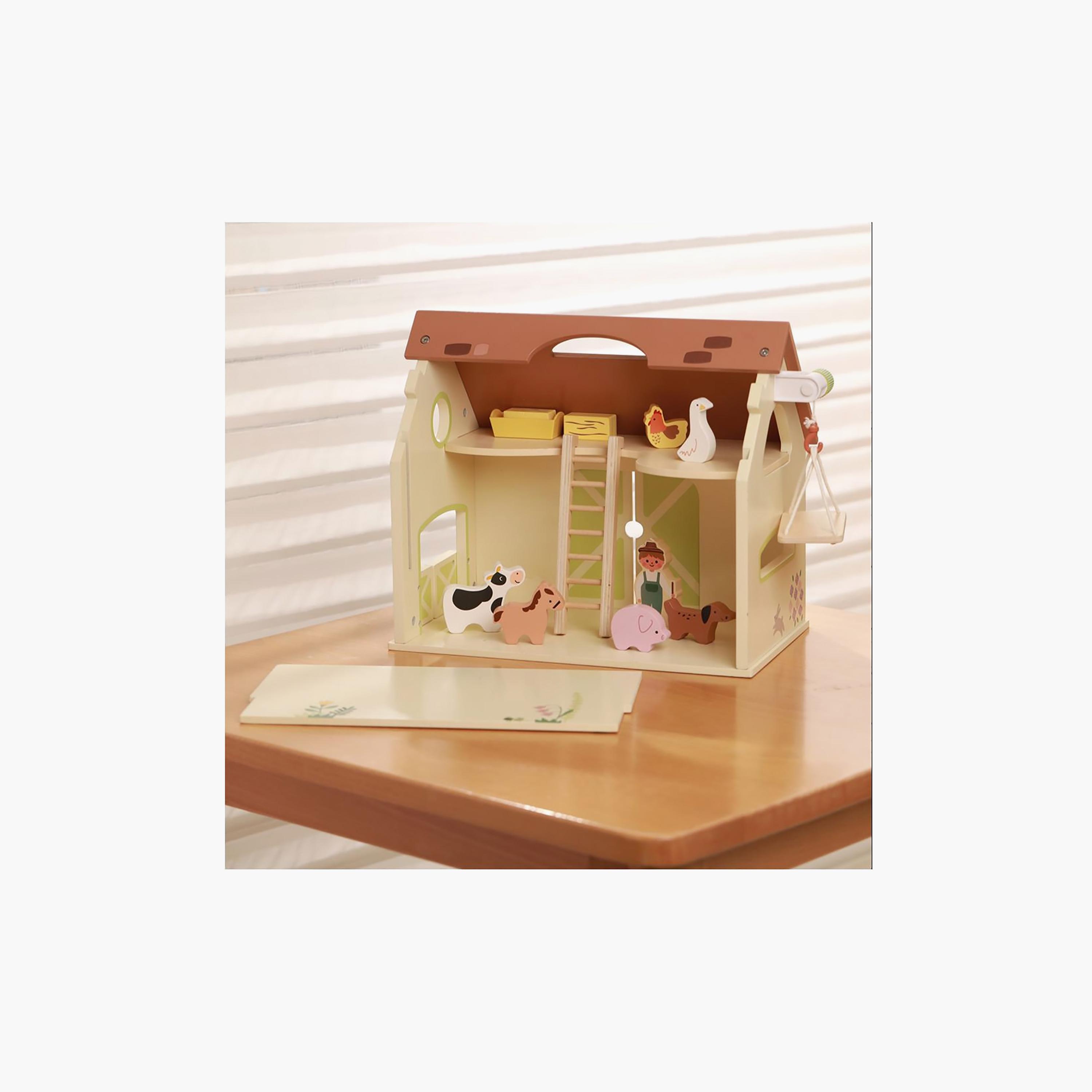 Classic World 17-Piece Wooden Vintage Farm Playset-toys-babyandtoddlertoys-learningtoys-image-5