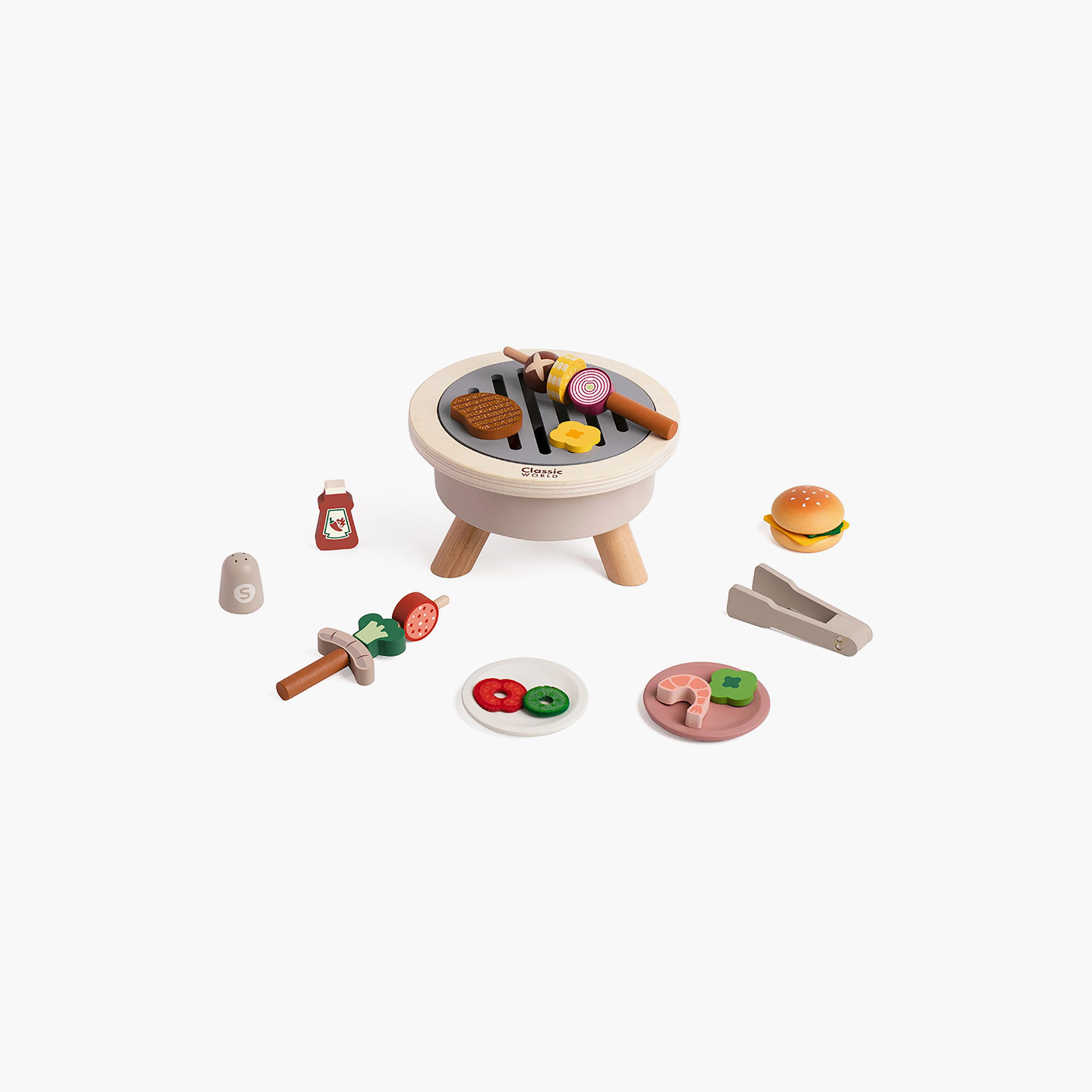طقم شواء خشبي 30 قطعة من كلاسيك ورلد-toys-roleplay-playfoods-image-1