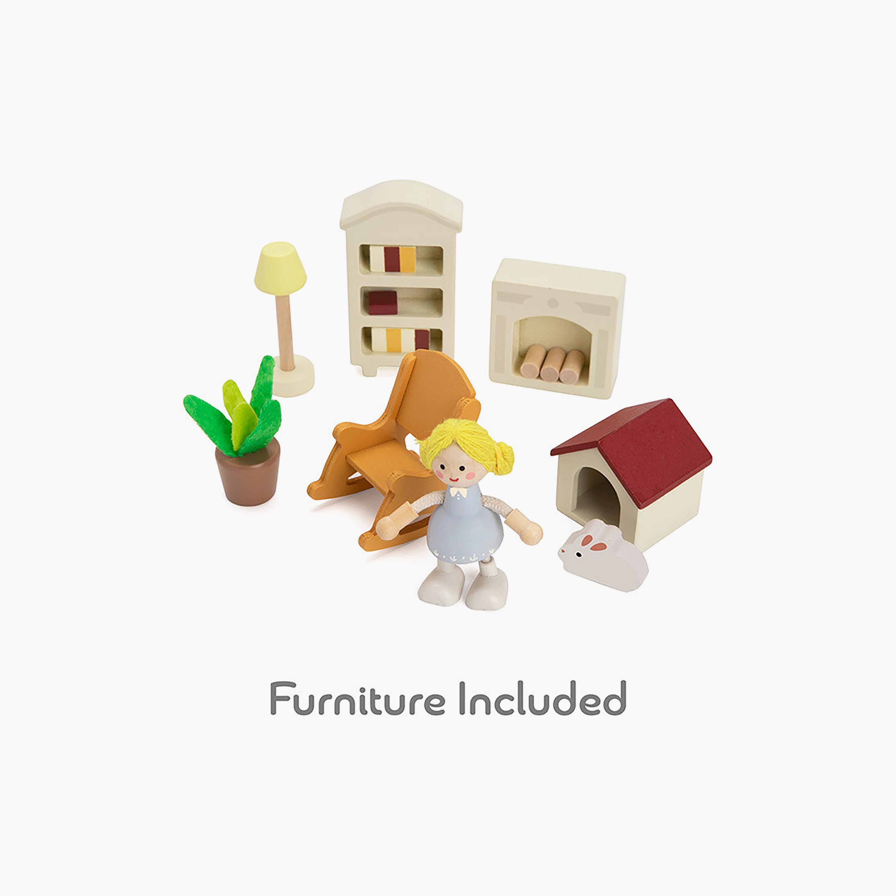 طقم بيت دمى خشبي مريح 24 قطعة من كلاسيك وورلد-toys-dollsandplaysets-dollhouses-image-5