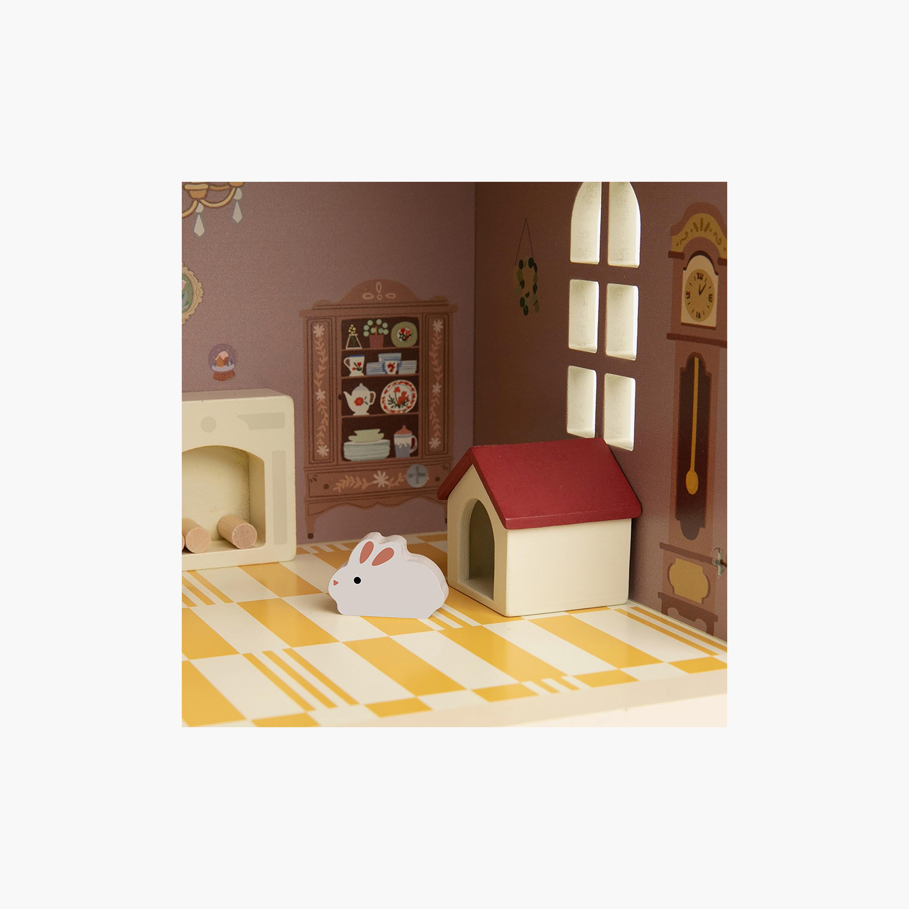 طقم بيت دمى خشبي مريح 24 قطعة من كلاسيك وورلد-toys-dollsandplaysets-dollhouses-image-6