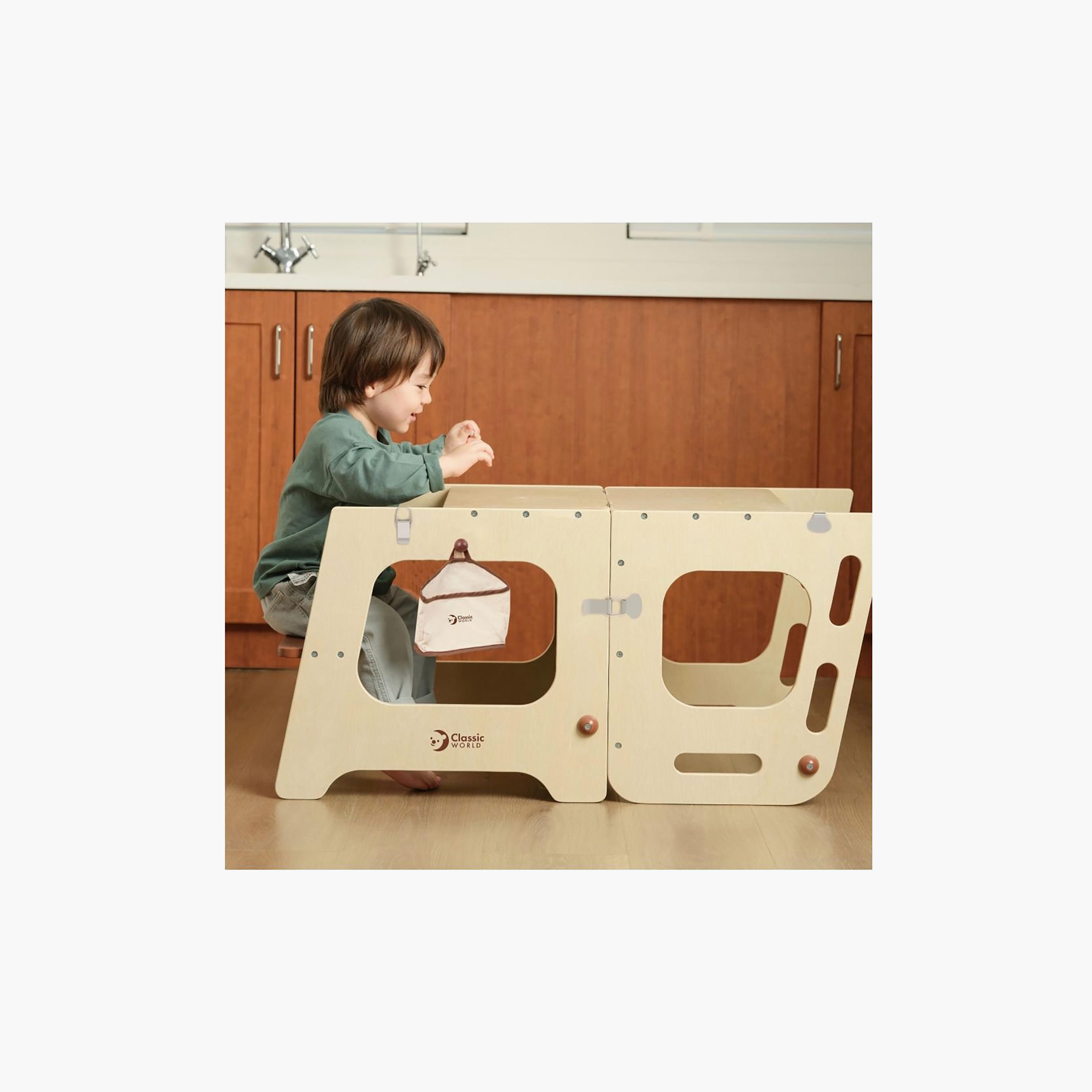 برج مساعدة قابل للتحويل إلى طاولة خشبية من كلاسيك وورلد-toys-babyandtoddlertoys-learningtoys-image-5
