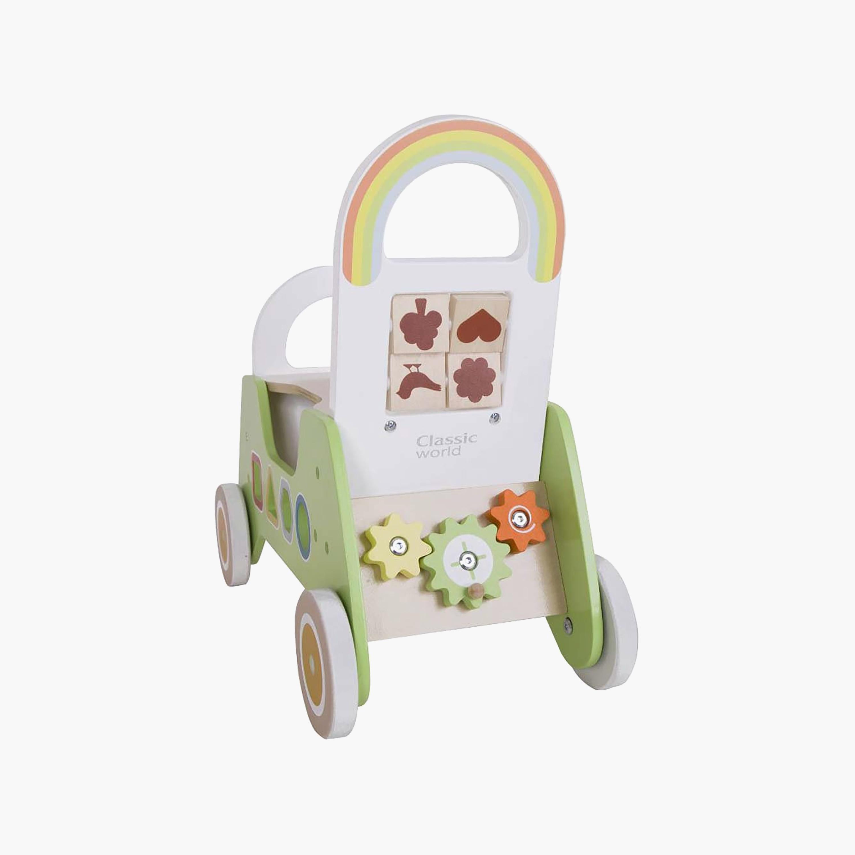 دراجة ومشاية خشبية 2 في 1 مكونة من 5 قطع من كلاسيك وورلد-toys-babyandtoddlertoys-learningtoys-image-2