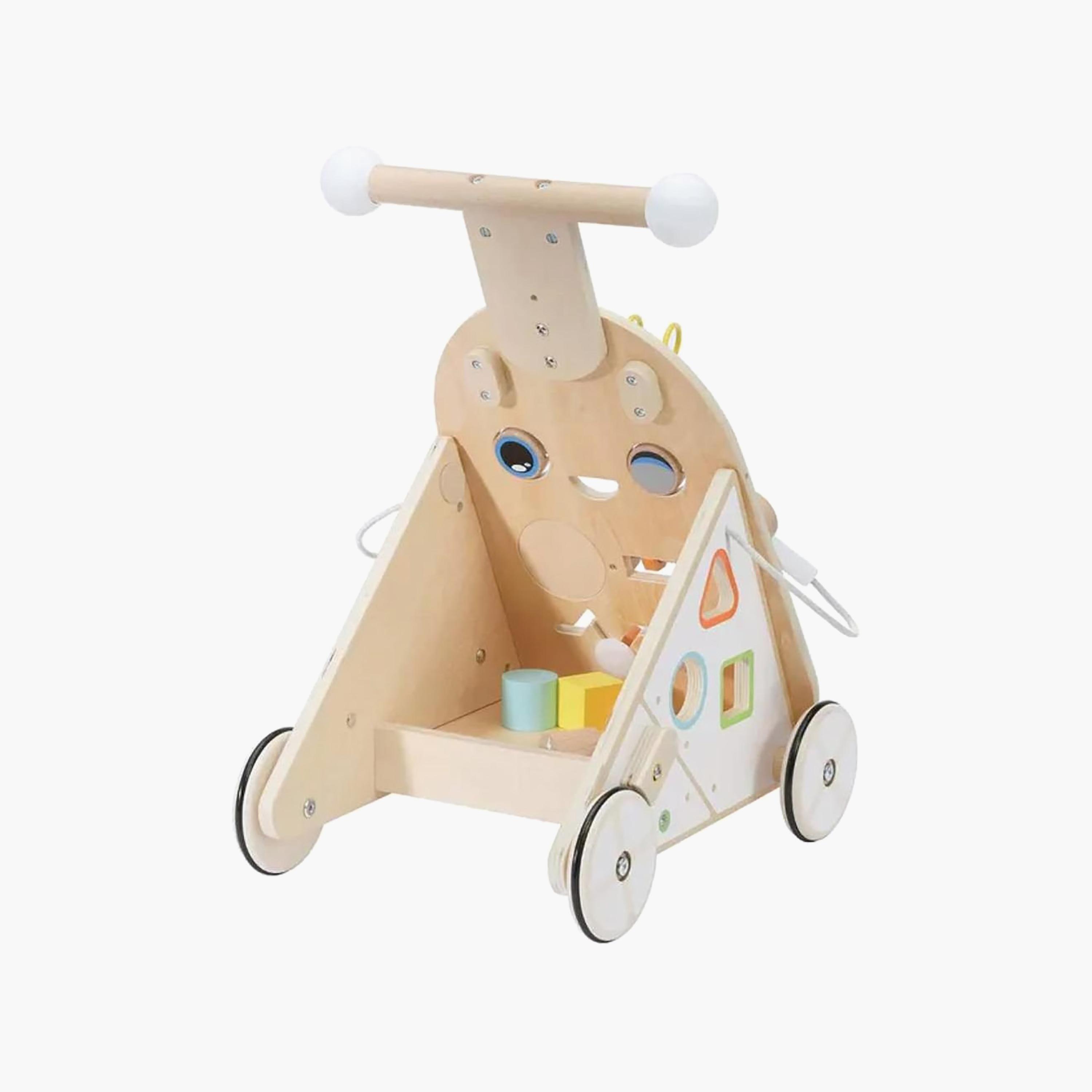 Classic World Wooden Robot Activity Walker with Blocks-baby-infantactivity-walkers-image-3