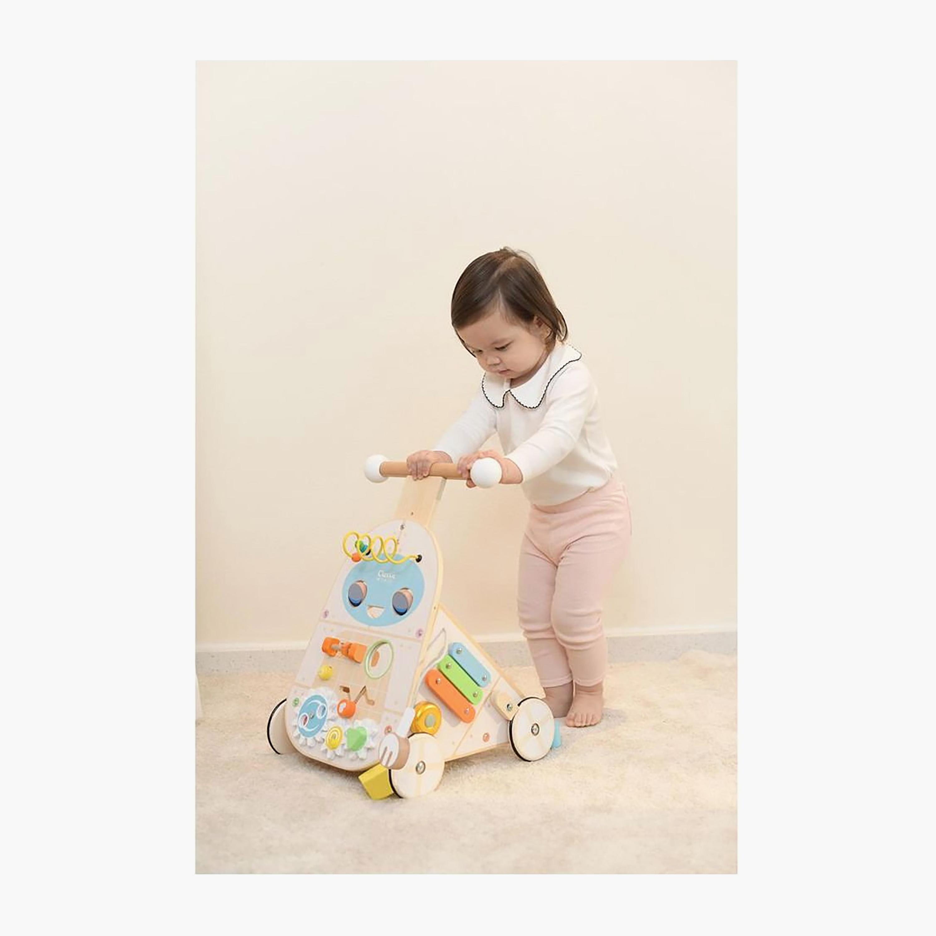 Classic World Wooden Robot Activity Walker with Blocks-baby-infantactivity-walkers-image-4