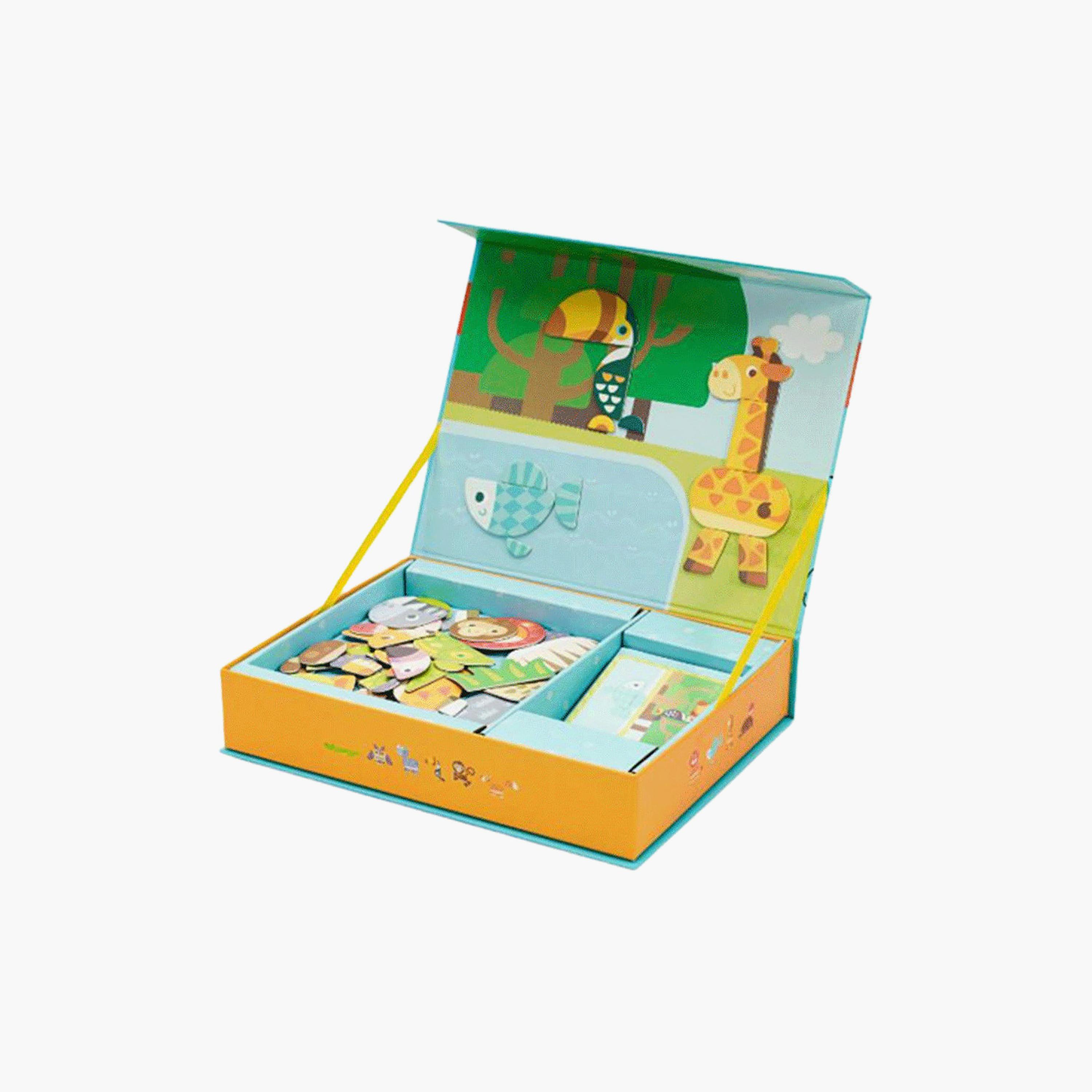 طقم ألغاز مغناطيسي بتصميم حيوانات الغابة من كلاسيك ورلد-toys-babyandtoddlertoys-learningtoys-image-5