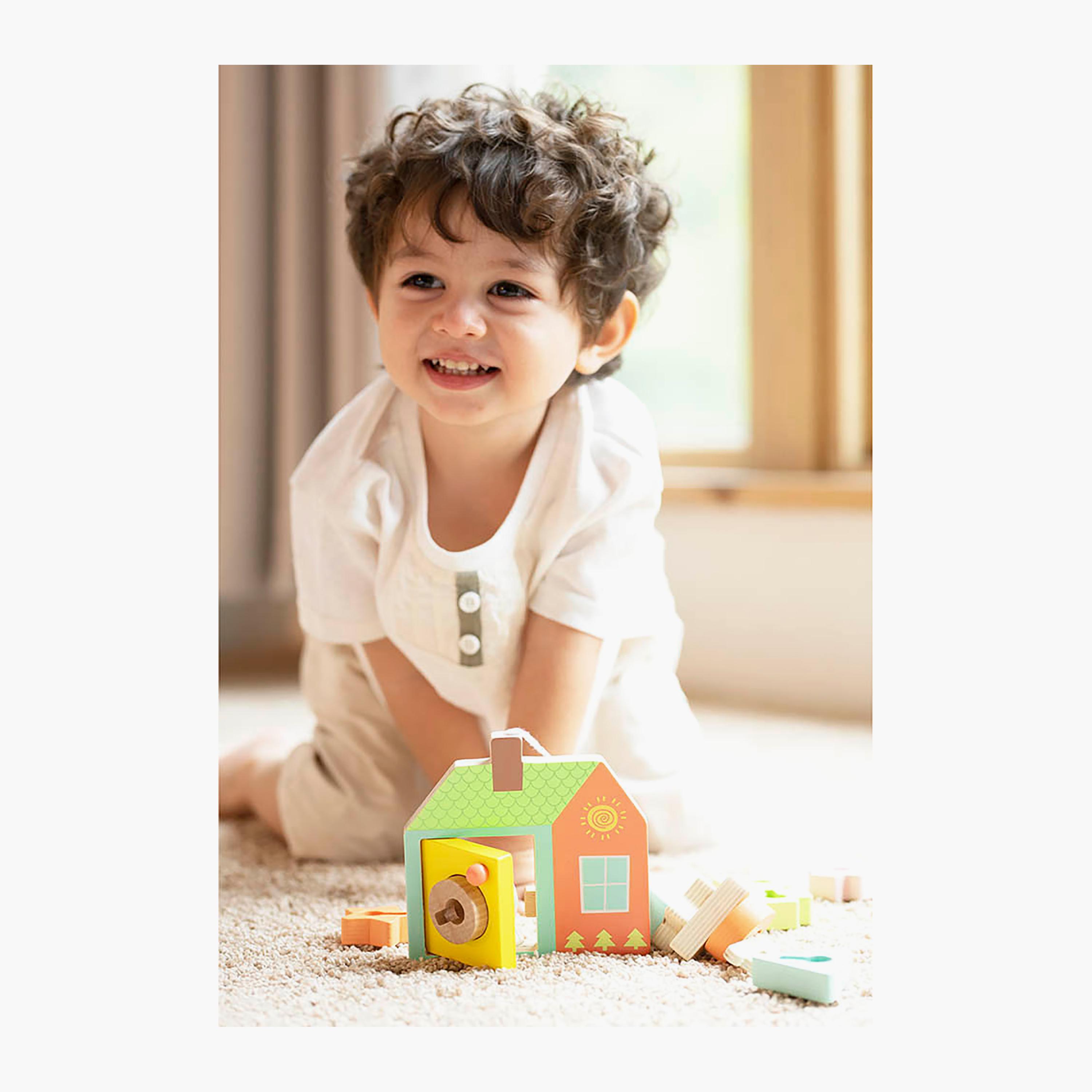 مجموعة لعب أبواب خشبية بأقفال 11 قطعة من كلاسيك وورلد-toys-babyandtoddlertoys-shapesorters-image-3