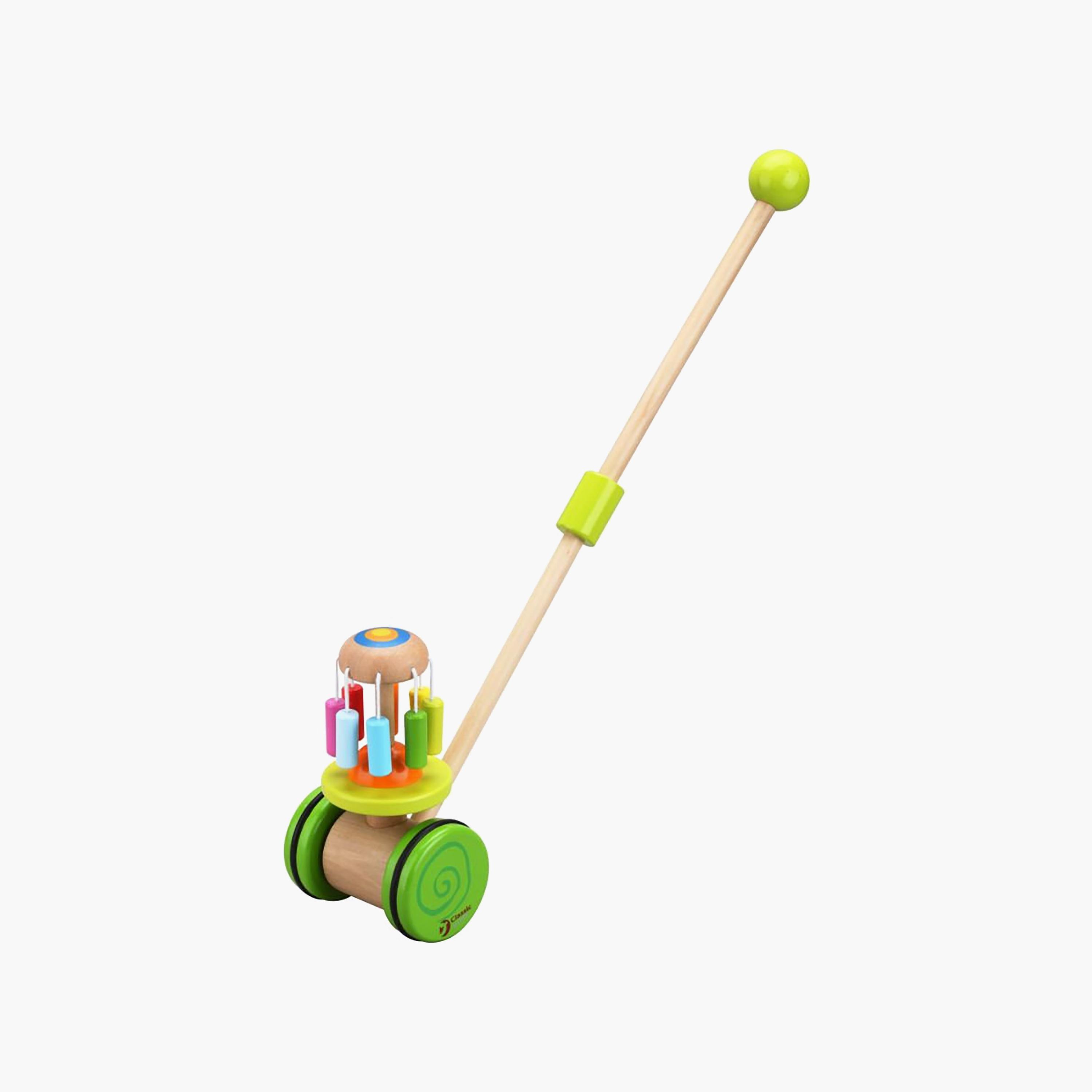 لعبة قوس قزح خشبية للدفع من كلاسيك وورلد-toys-babyandtoddlertoys-learningtoys-image-1